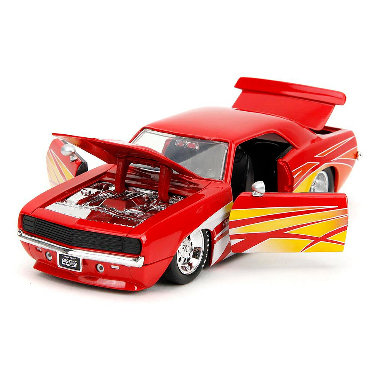 1969 Chevy Camaro - Red 1:24 Scale Diecast Model Car by Jada Toys