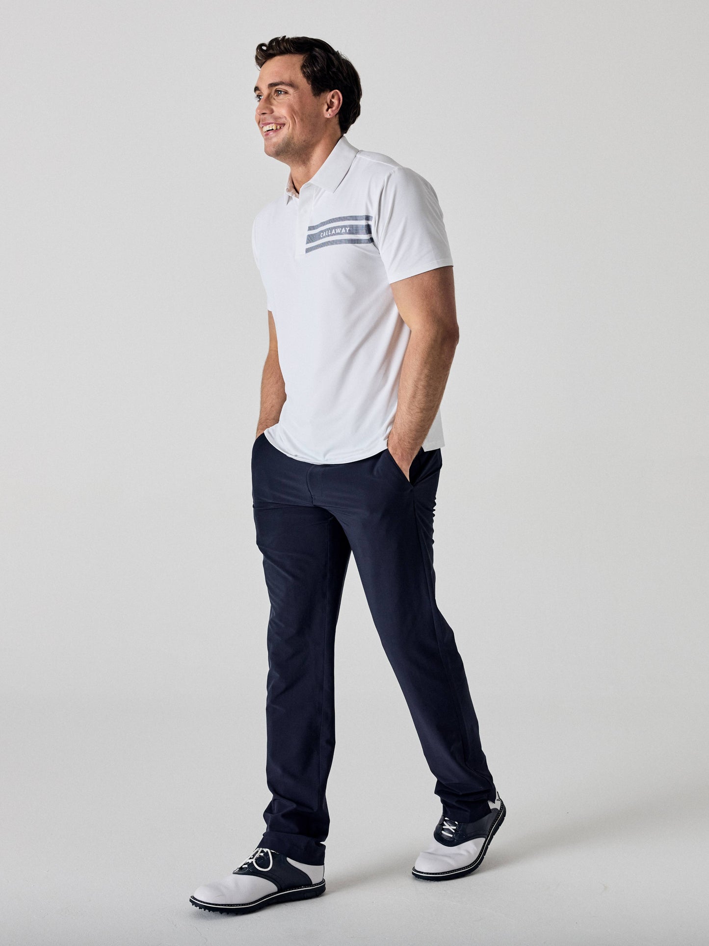 Legacy Collection™ Mens Triple Track Chest Block Golf Polo