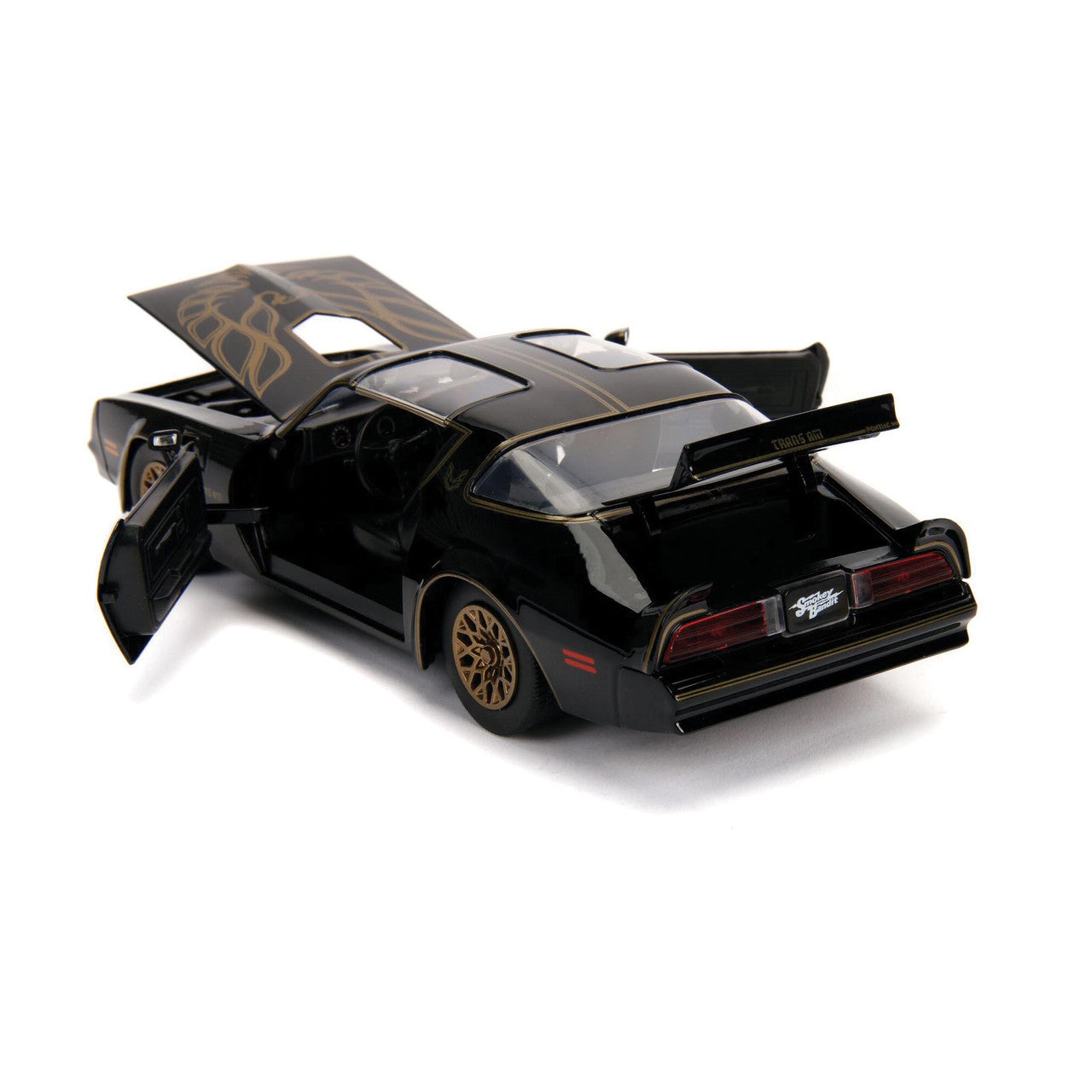 Smokey & the Bandit 1977 Trans Am & Commemorative Metal Plaque 1:24 Scale Diecast Model Car by Jada Toys