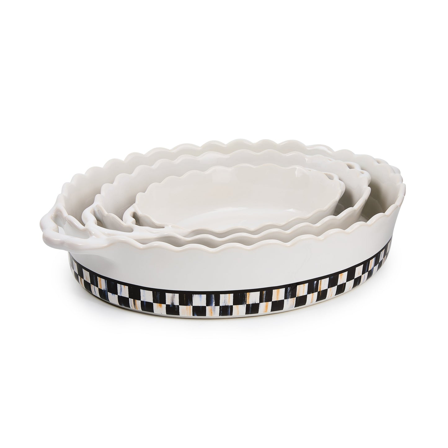 Courtly Check Everyday Large Oval Baker