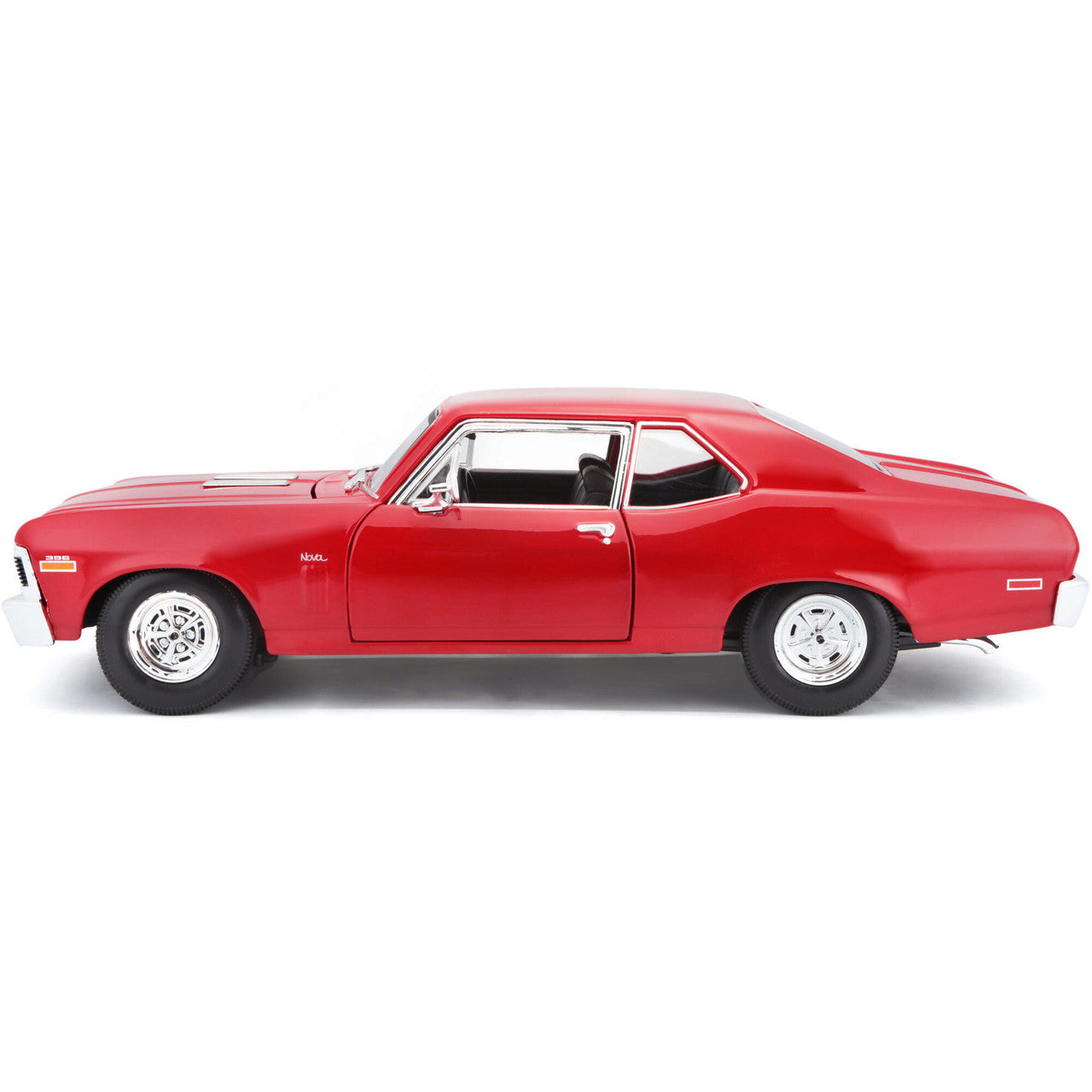 1970 Chevrolet Nova SS Coupe - Red 1:18 Scale Diecast Model Car by Maisto