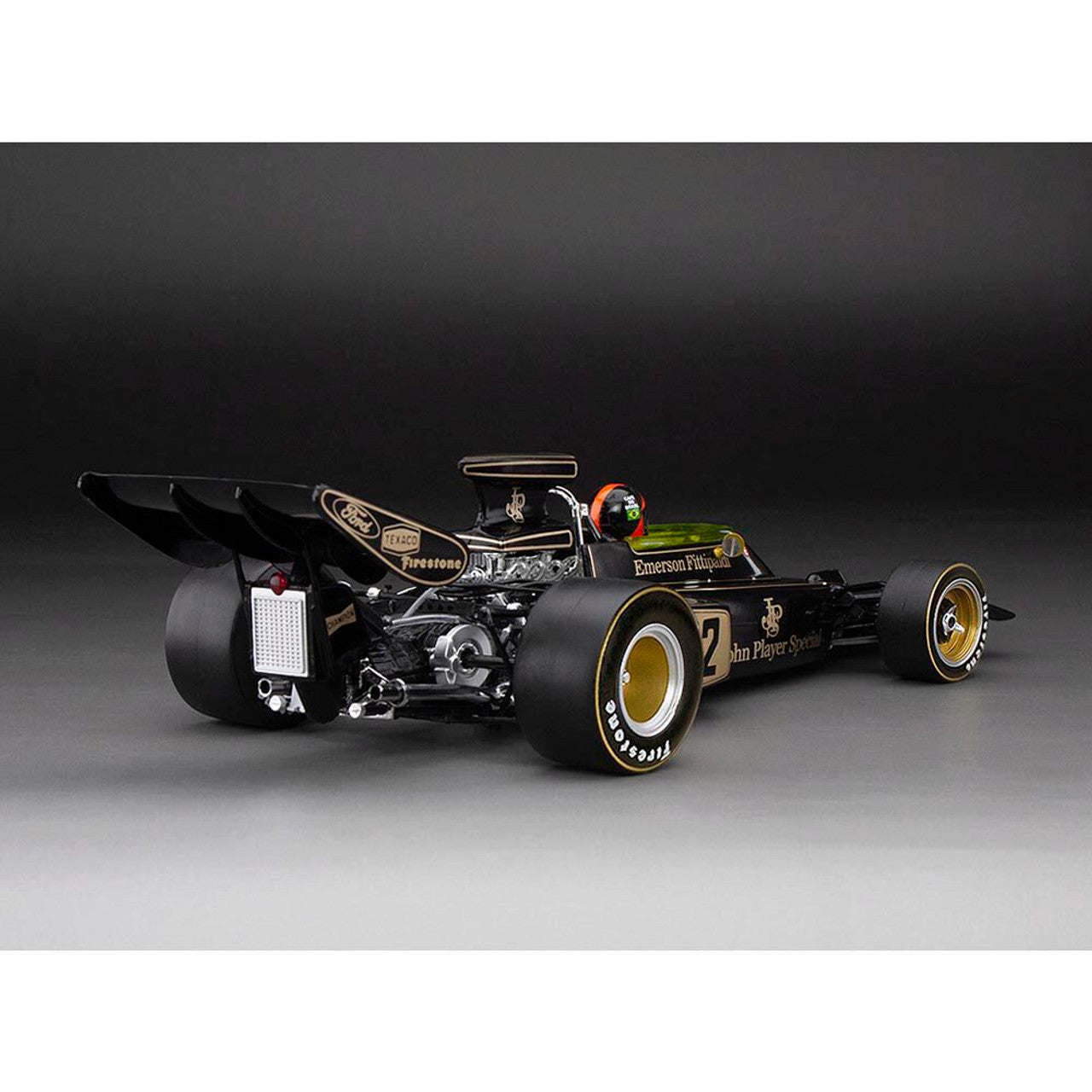 1972 Lotus 72D - #32 Emerson Fittipaldi Belgian Grand Prix Winner 1:18 Scale Diecast Model Car by Sunstar