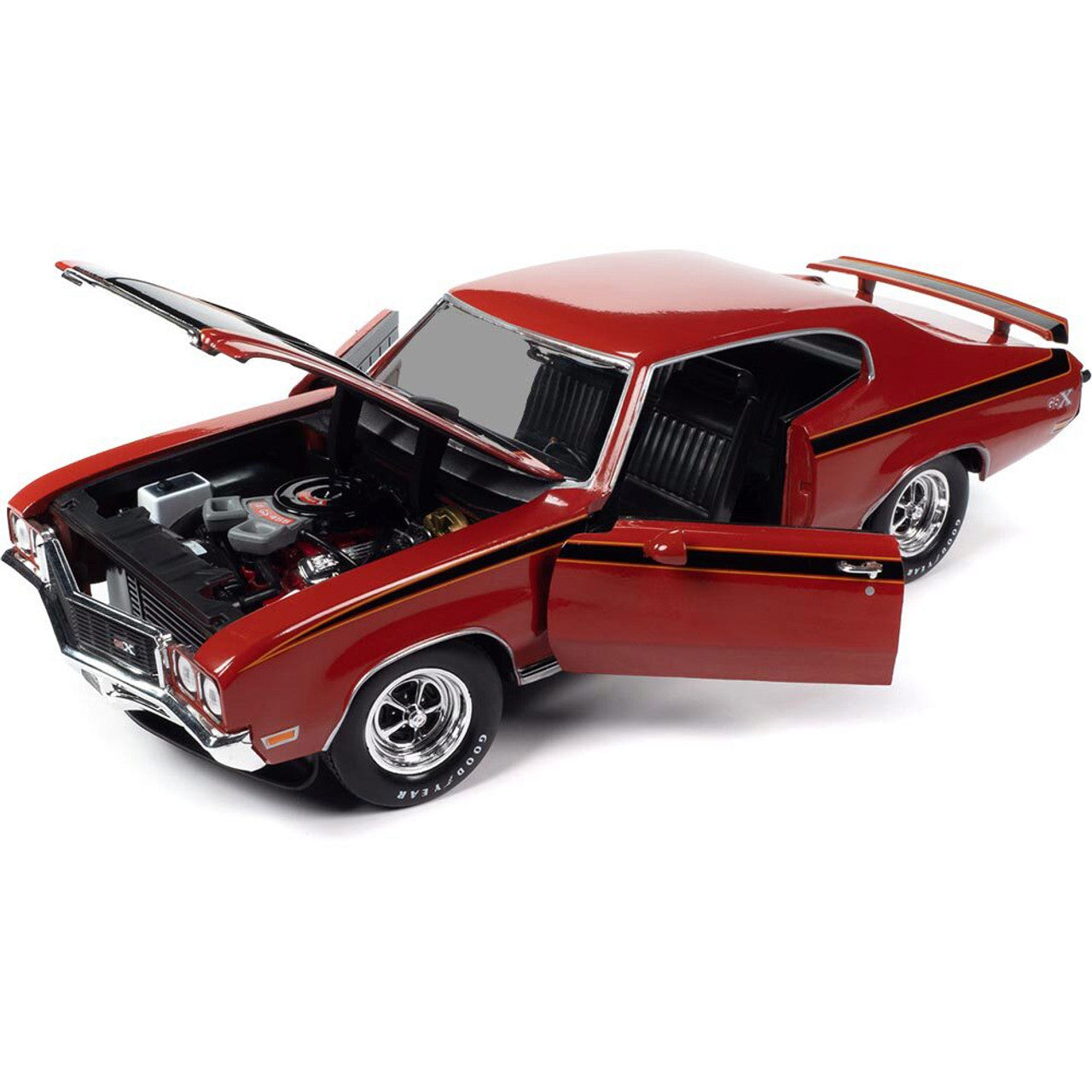 1972 Buick GSX (Class of 1972 & MCACN) - Fire Red 1:18 Scale Diecast Model Car by American Muscle - Ertl