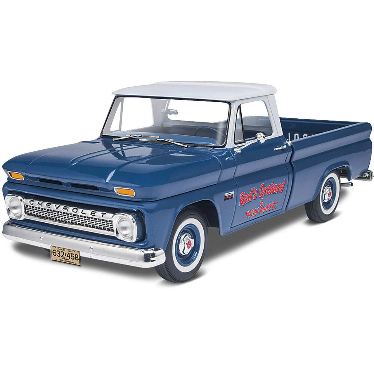 1966 Chevy Fleetside Pickup 1:25 Scale Plastic Model Kit by Revell