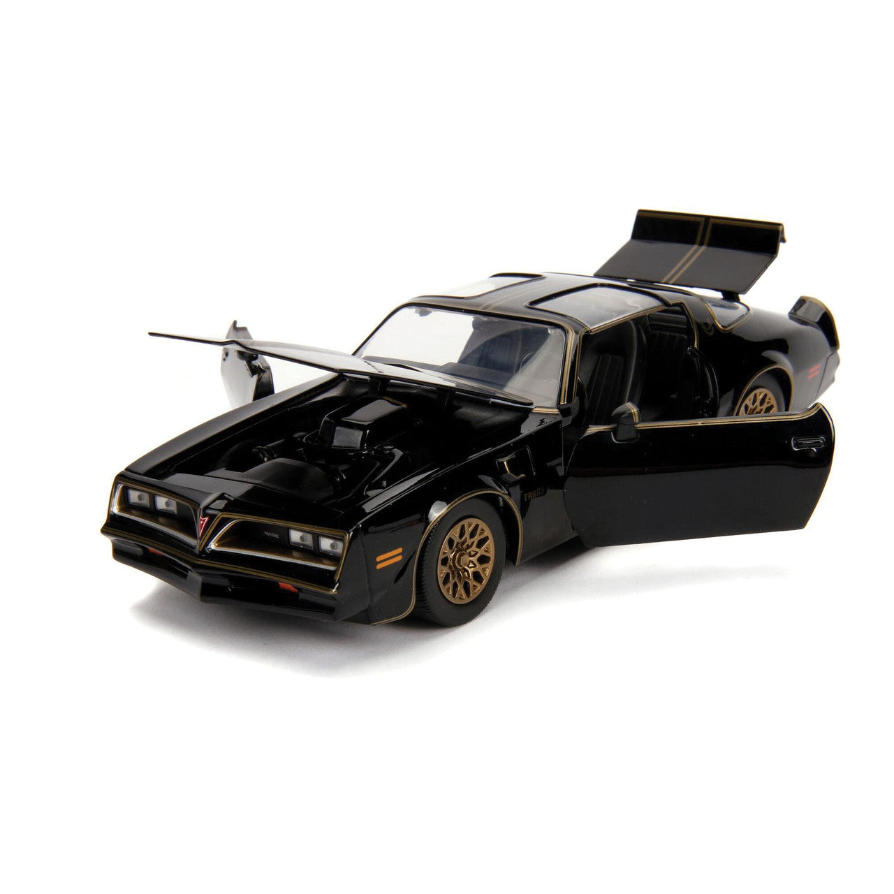 Smokey & the Bandit 1977 Trans Am & Commemorative Metal Plaque 1:24 Scale Diecast Model Car by Jada Toys