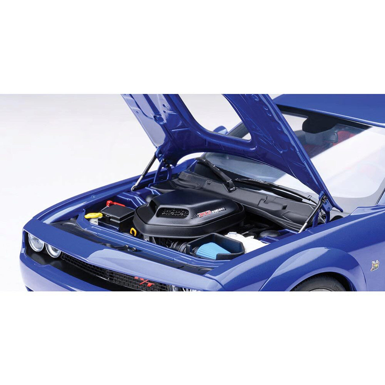 2022 Dodge Challenger R/T Scat Pack Widebody - Indigo Blue 1:18 Scale Composite Diecast Model Car by AutoArt