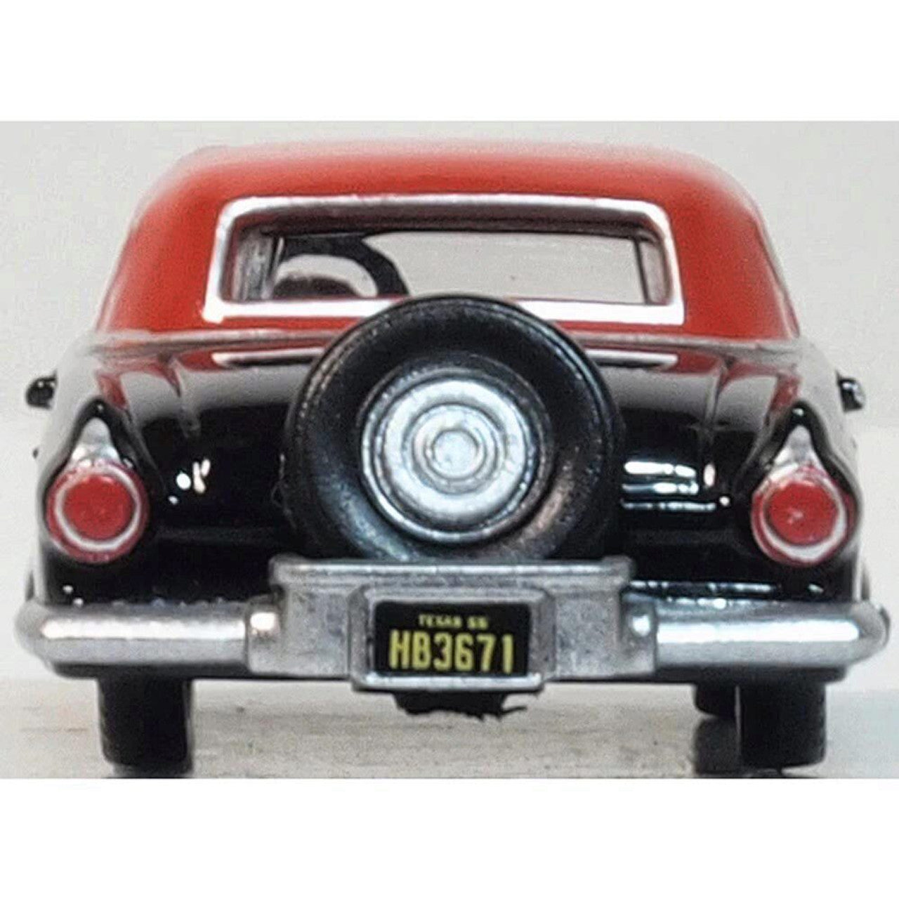 1956 Ford Thunderbird-Raven Black 1:87 Scale by Oxford Diecast