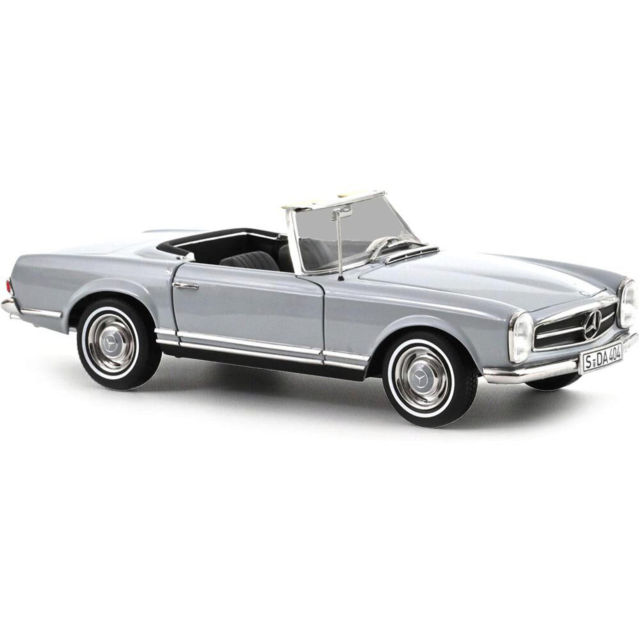 1963 Mercedes 230 SL Roadster - Grey 1:18 Scale Diecast Replica Model by Norev