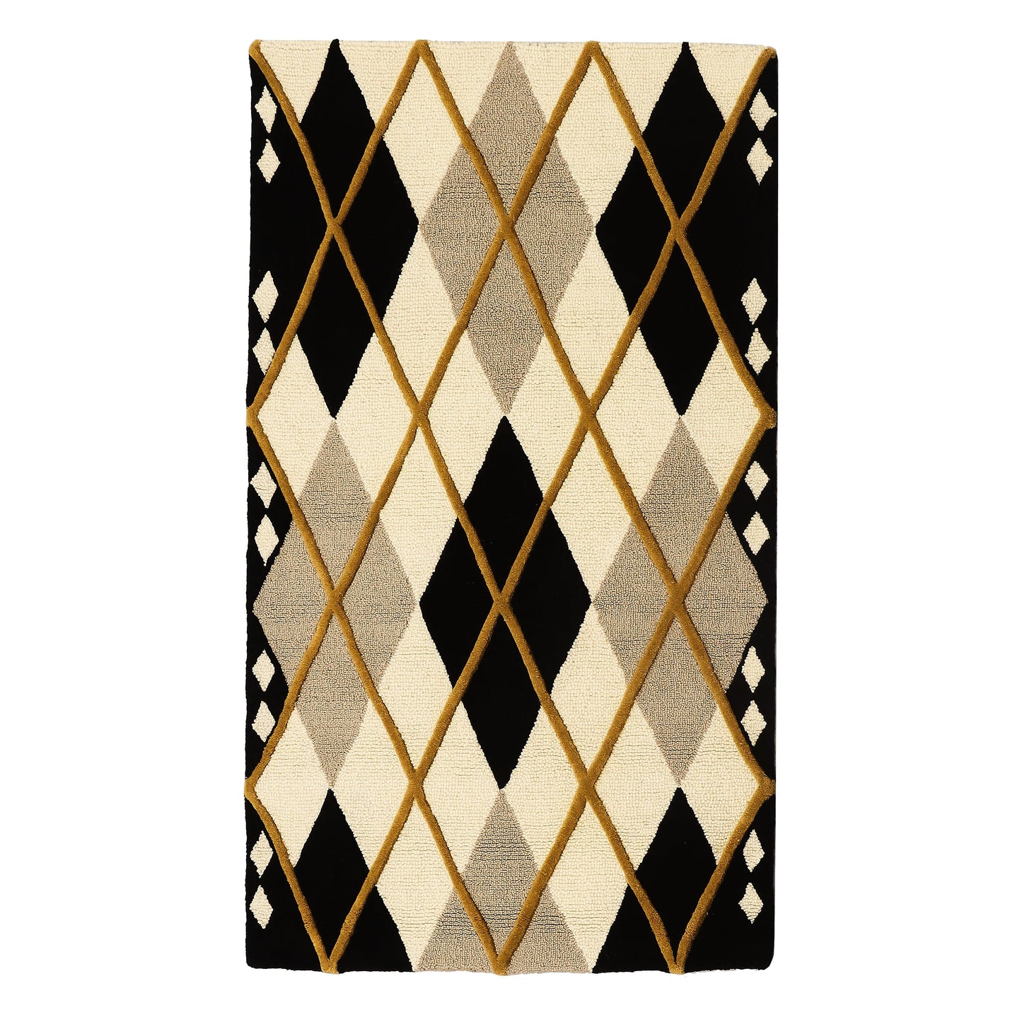 Cream Argyle 3¡ä x 5¡ä Rug