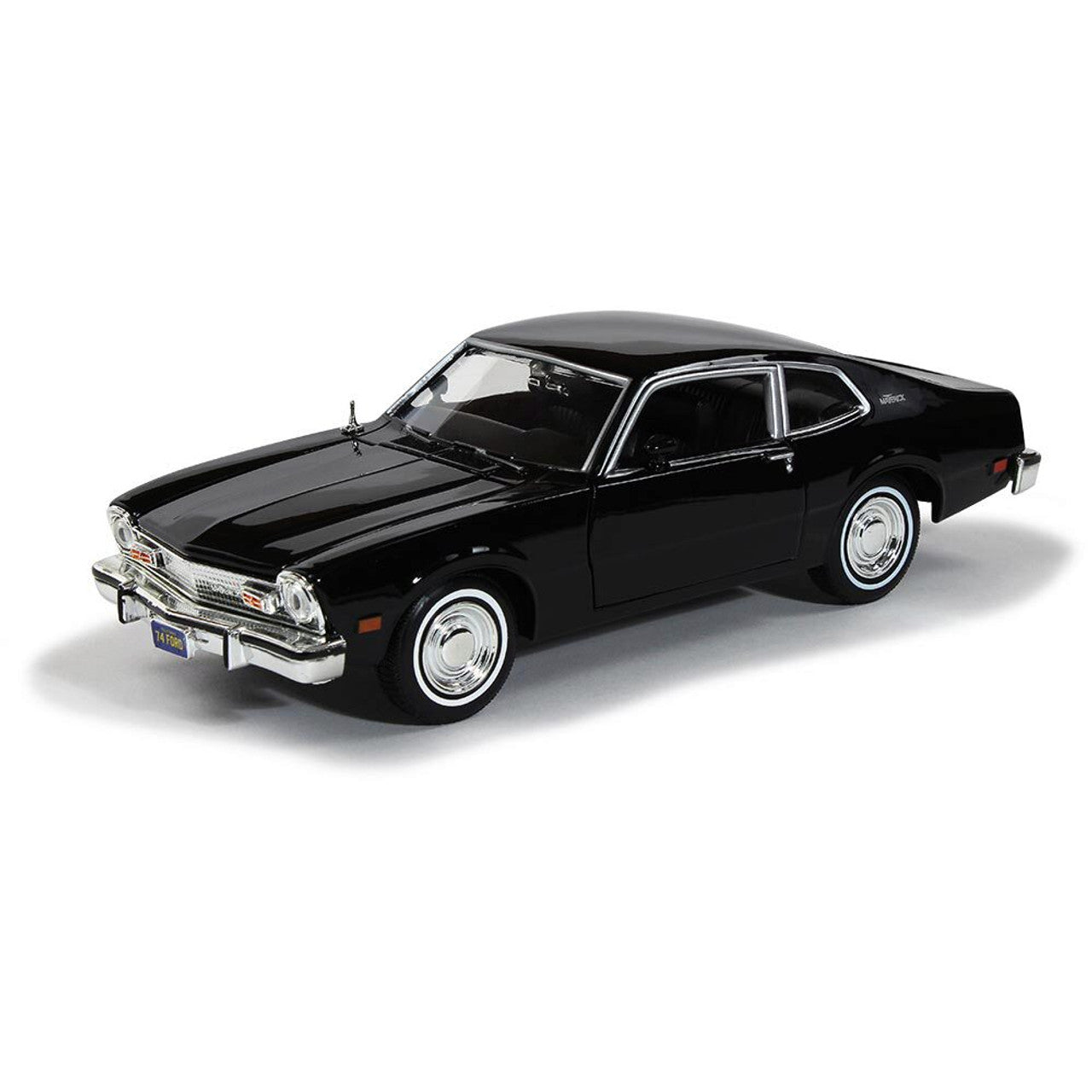 Forgotten Classics - Ford Maverick - Black 1:24 Scale Diecast Model Car by Motormax