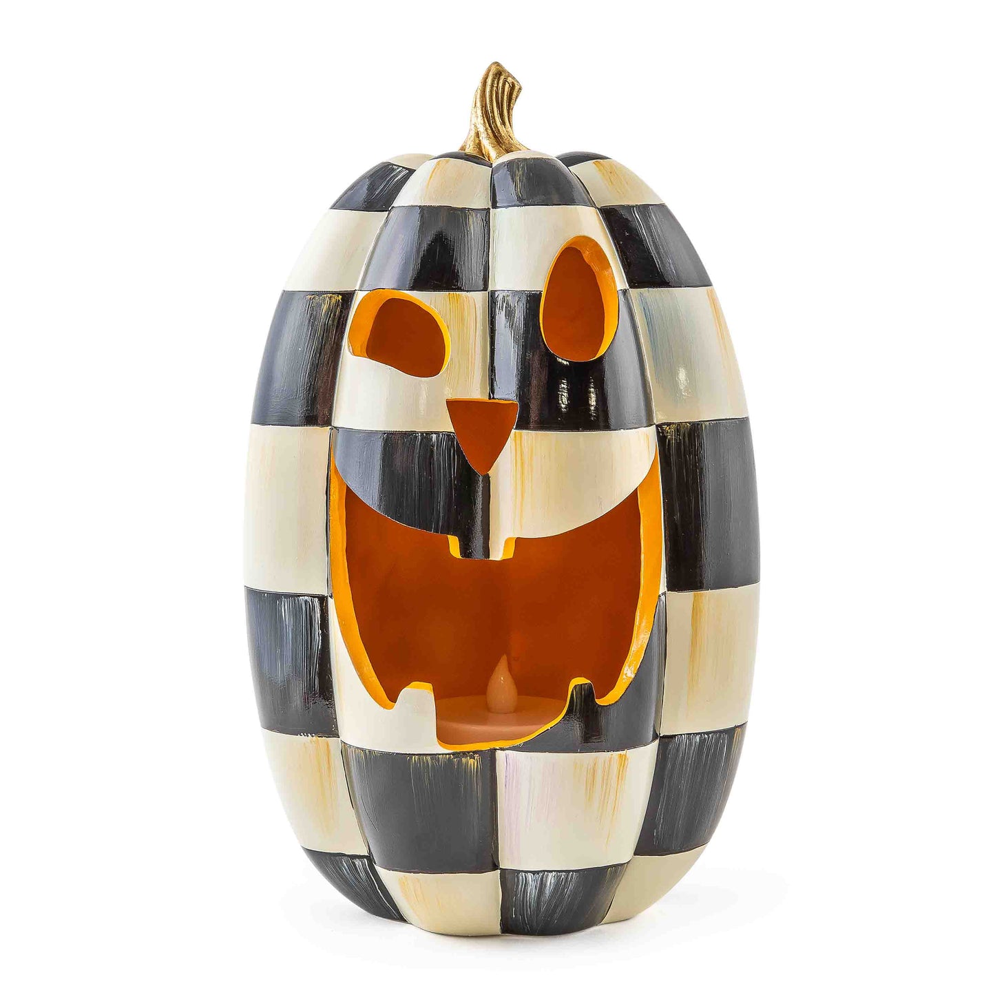 Courtly Check Tall Illuminated Jack O¡¯ Lantern