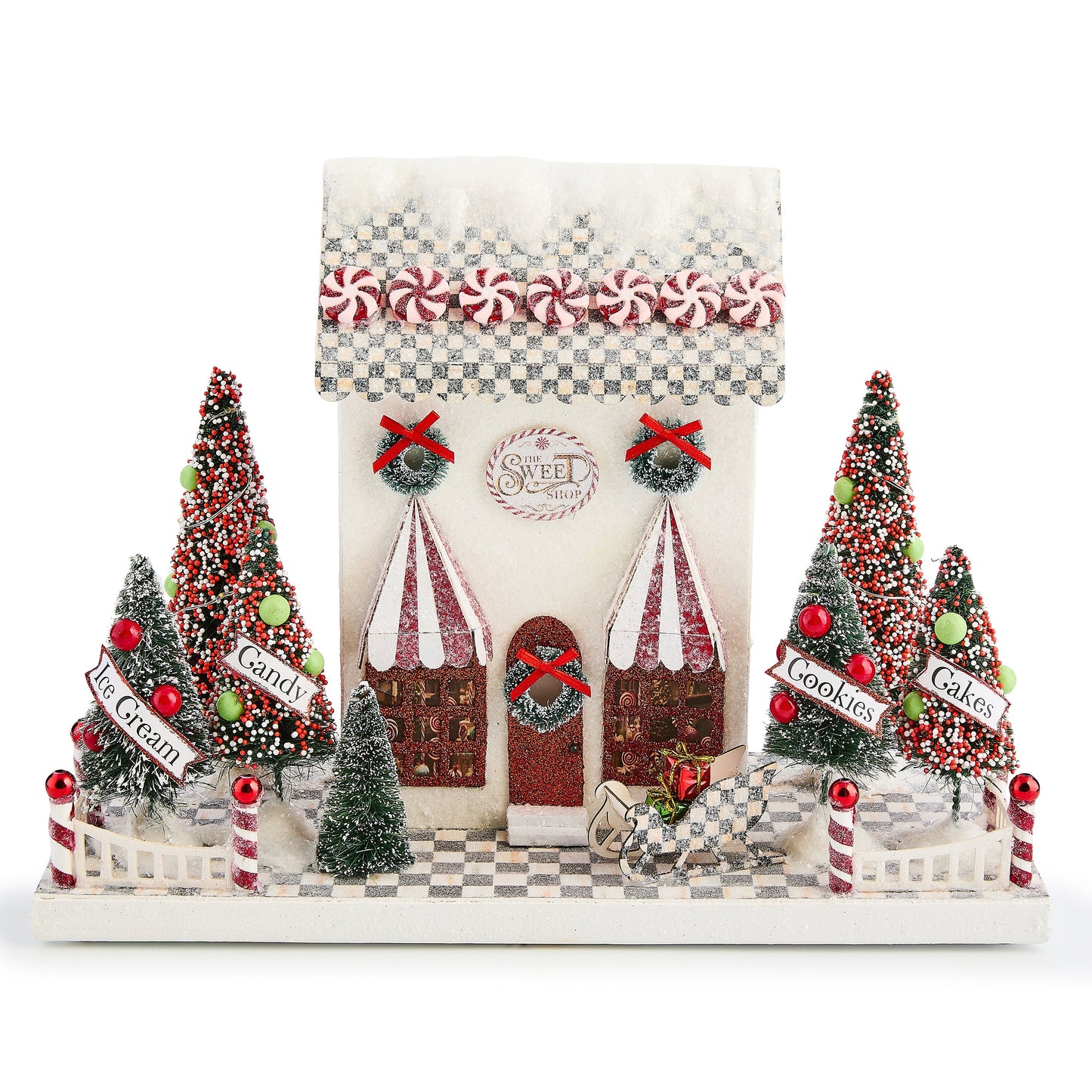 Check It Out Illuminated Sweet Shop Paper House