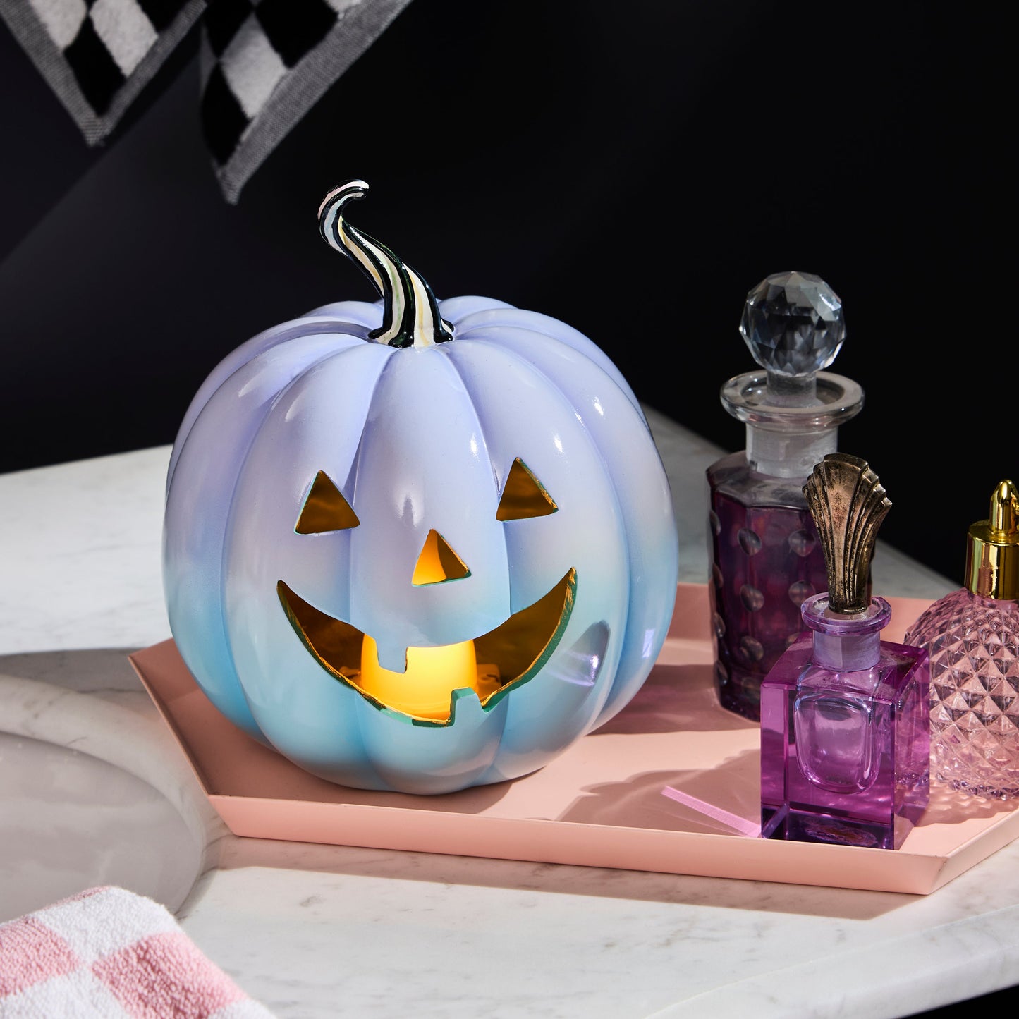 Trick or Treat Illuminated Jack O¡¯ Lanterns, Set of 3