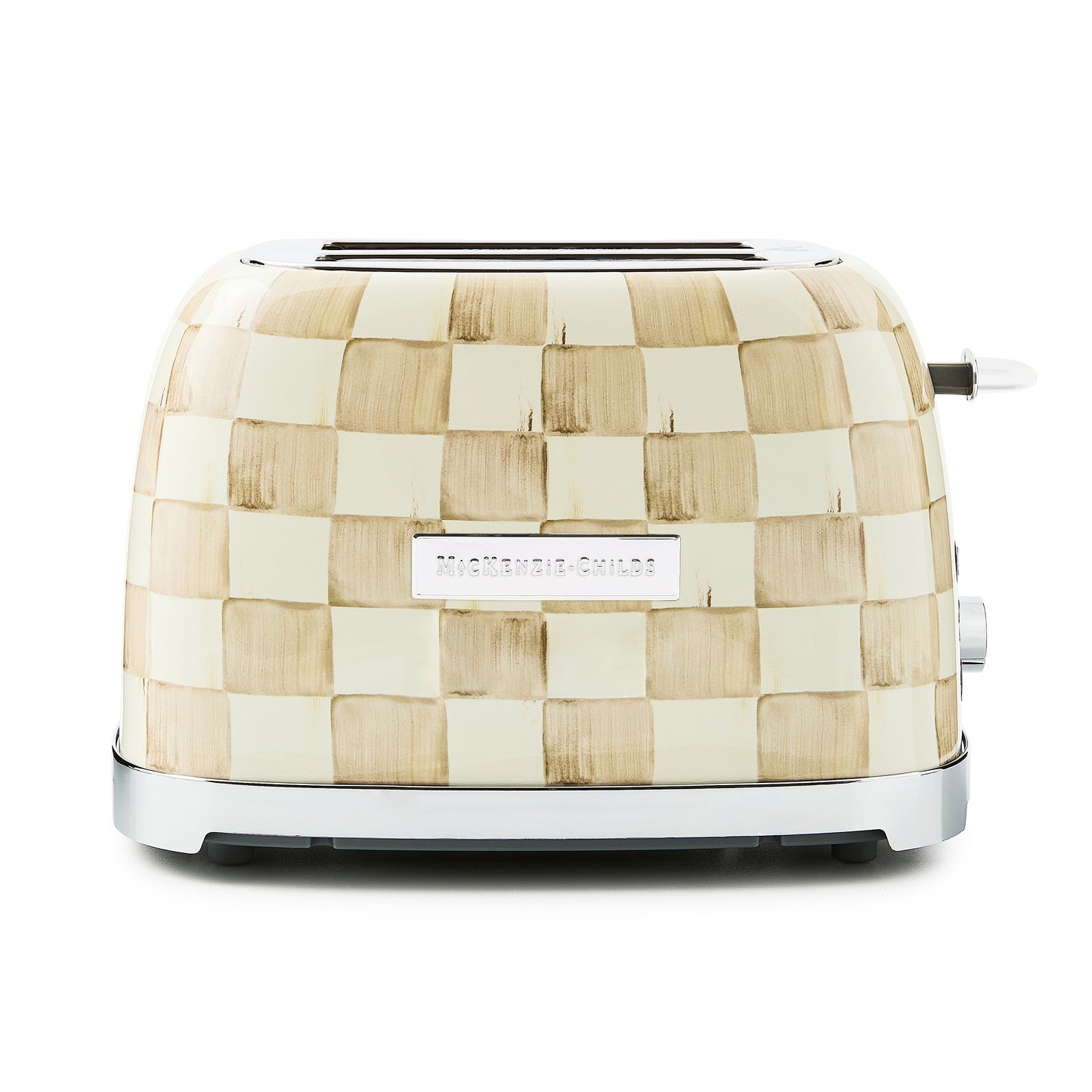 Mocha Check 2-Slice Toaster