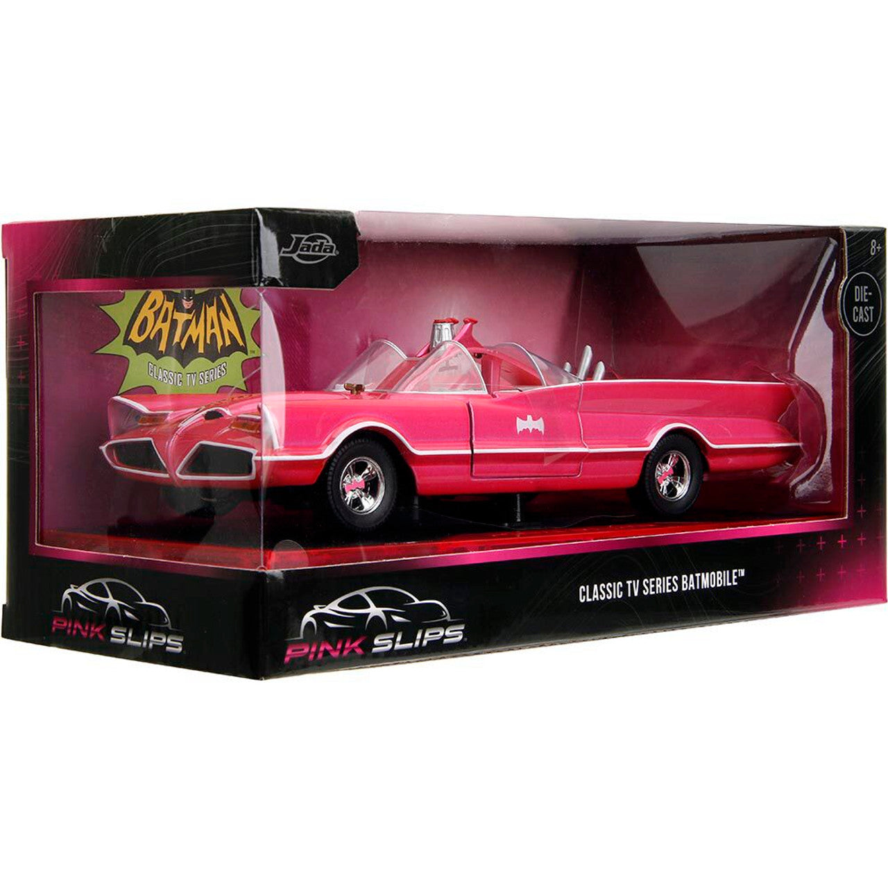1966 Classic TV Series Batmobile - Pink Slips 1:24 Scale Diecast Model Car by Jada Toys