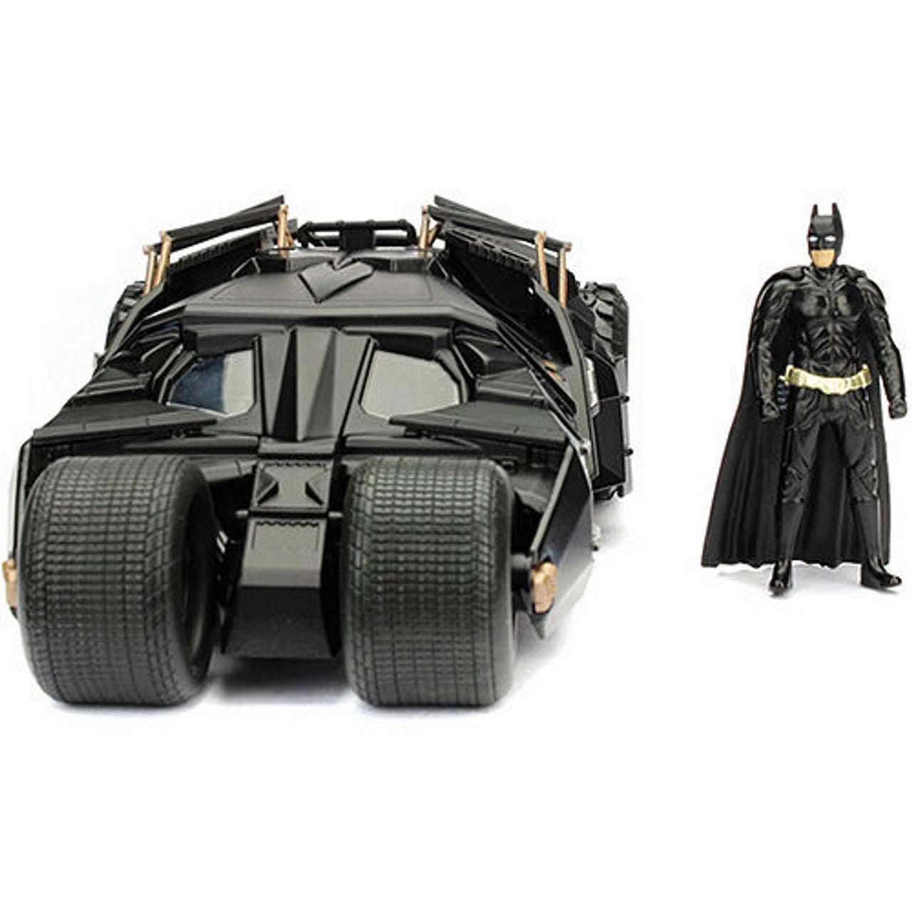 2008 Dark Knight Batmobile & Diecast Batman 1:24 Scale Diecast Model by Jada Toys