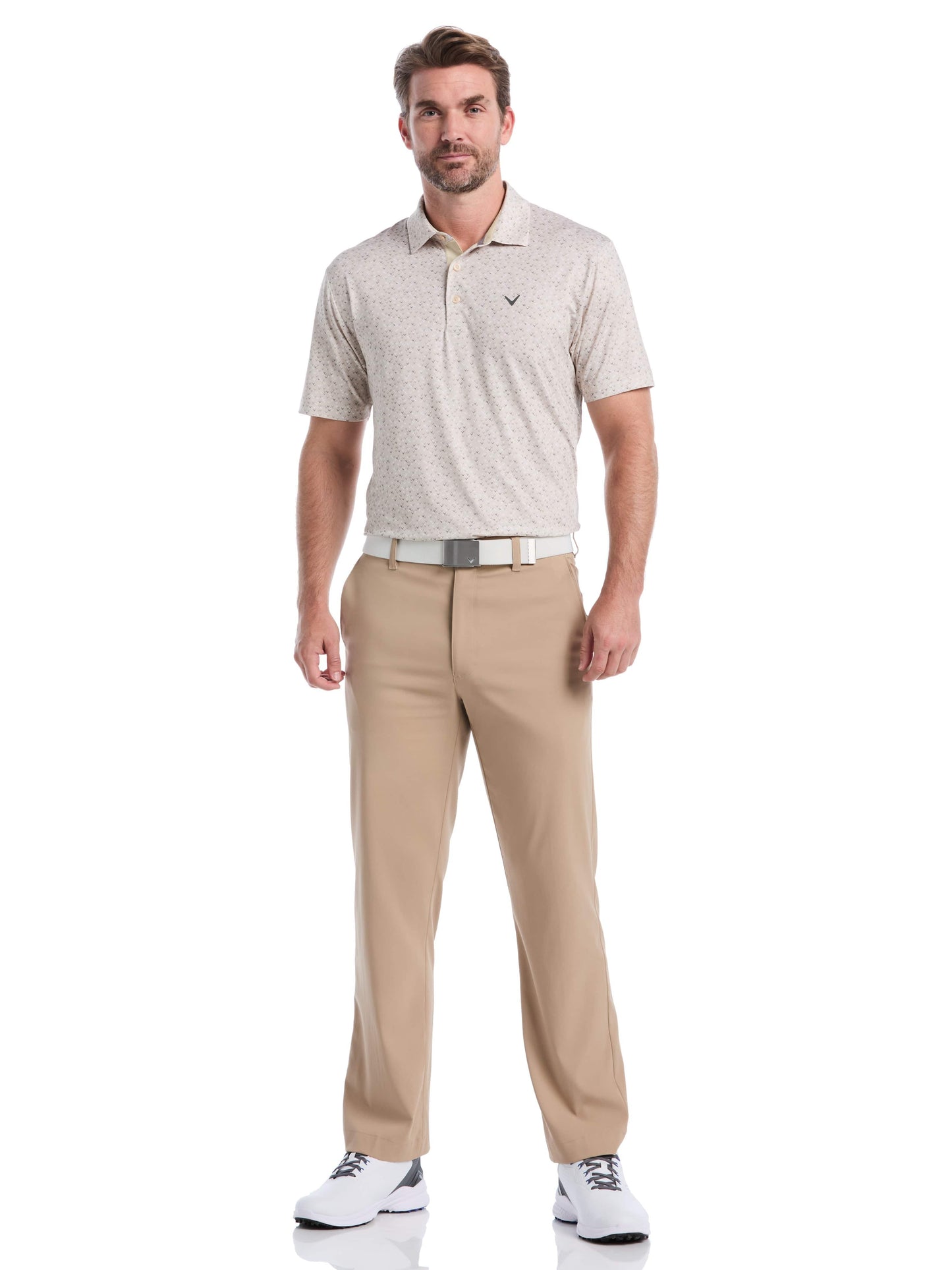 Mens Confetti Chevron All Over Polo