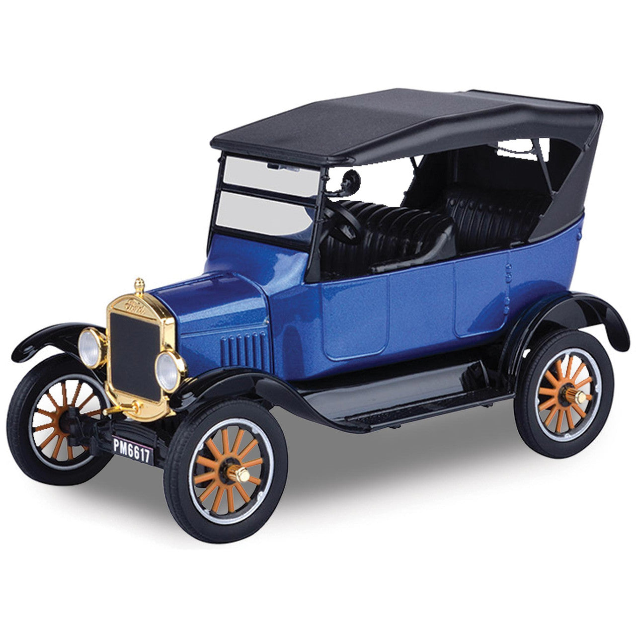 1925 Ford Model T - Touring ( soft top )-Blue 1:24 Scale Diecast Model Car by Motormax