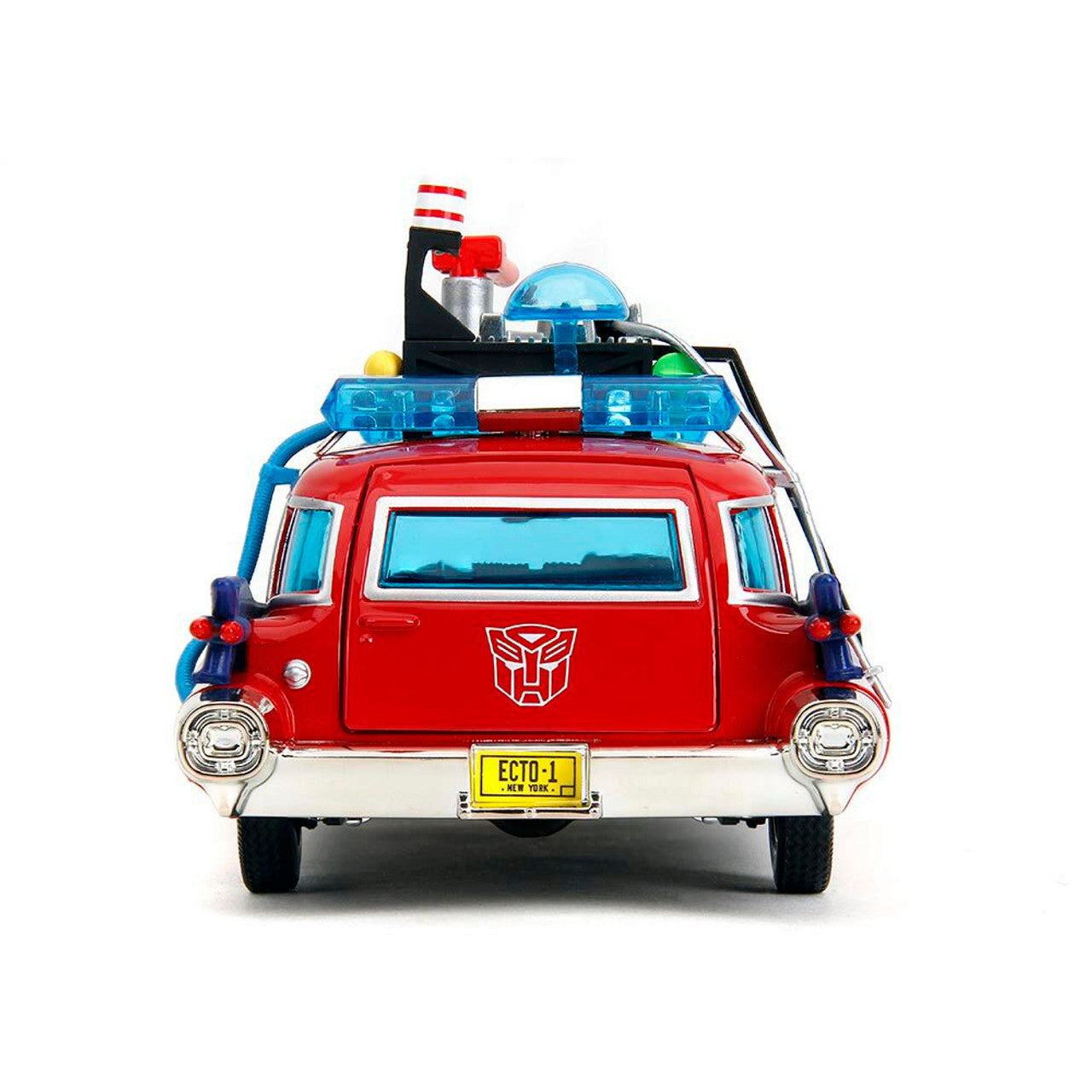 Ghostbusters ECTO-1 Optimus Prime Cadillac 1:24 Scale Diecast Model Car by Jada Toys
