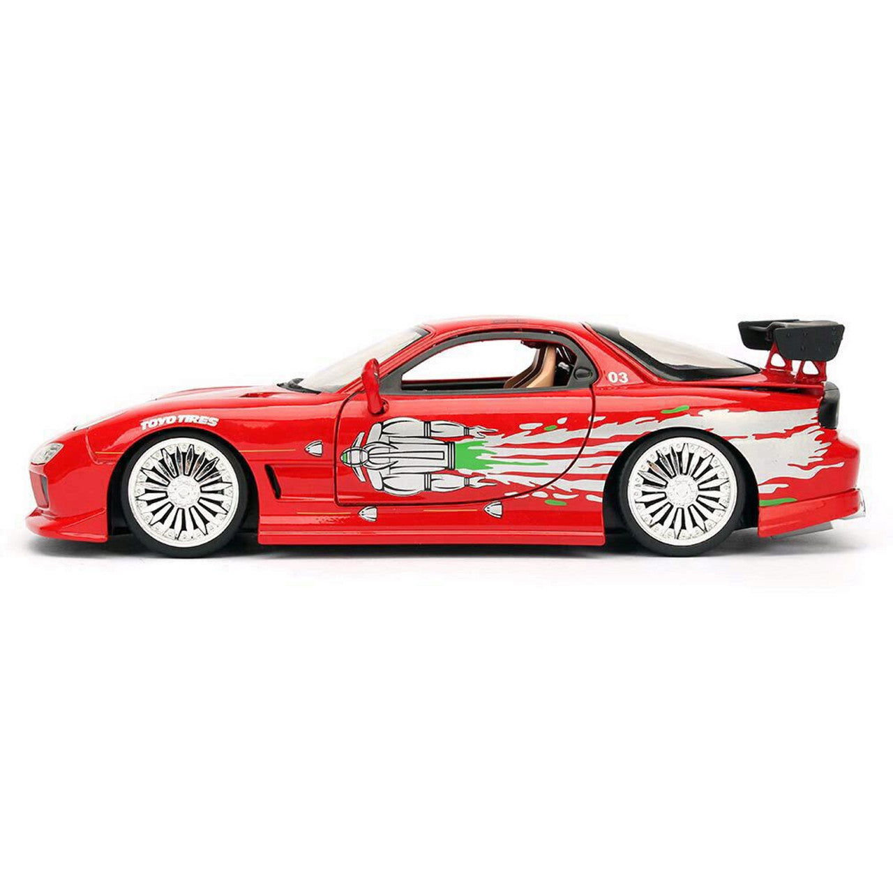 Fast & Furious - Dom'S Mazda RX-7 1:24 Scale Diecast Model Car by Jada Toys
