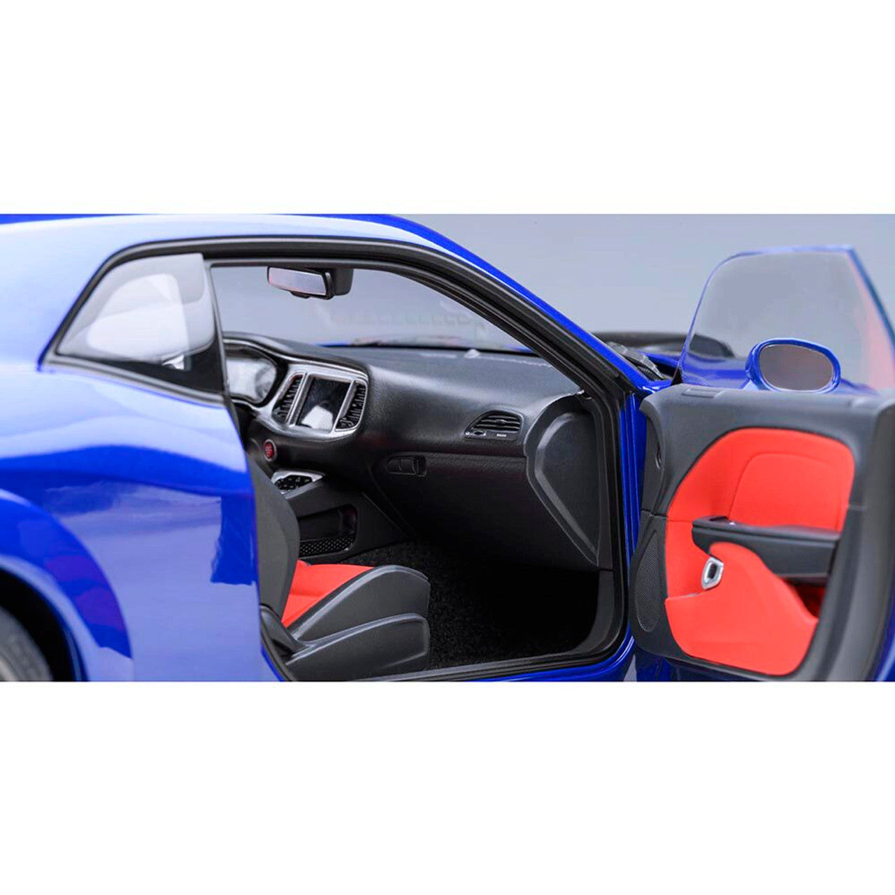 2022 Dodge Challenger R/T Scat Pack Widebody - Indigo Blue 1:18 Scale Composite Diecast Model Car by AutoArt