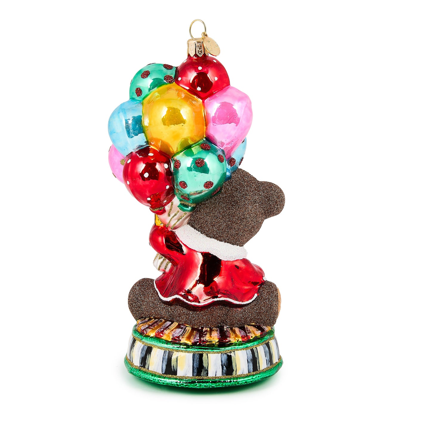 Baby¡¯s 1st Balloon Bear Glass Ornament