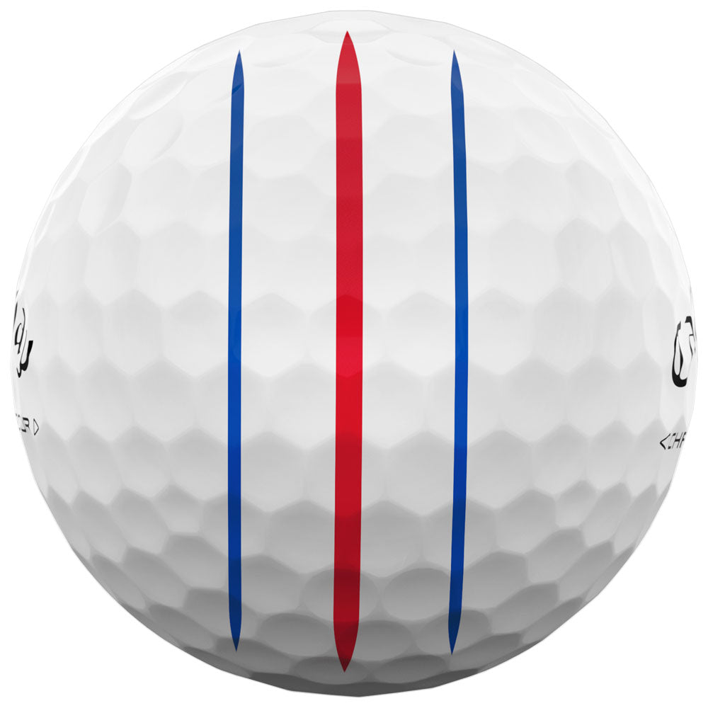 Chrome Tour Triple Track Golf Balls - White - 12 Pack