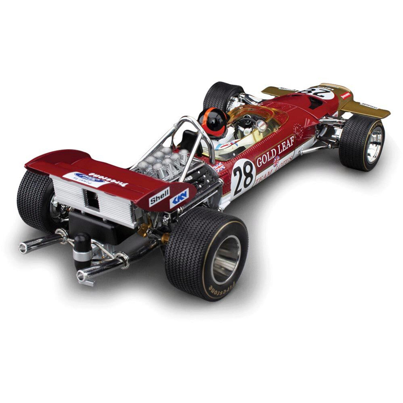 1970 Lotus 49C #28 - Emerson Fittipaldi British Grand Prix 1:18 Scale Diecast Model Car by Sunstar