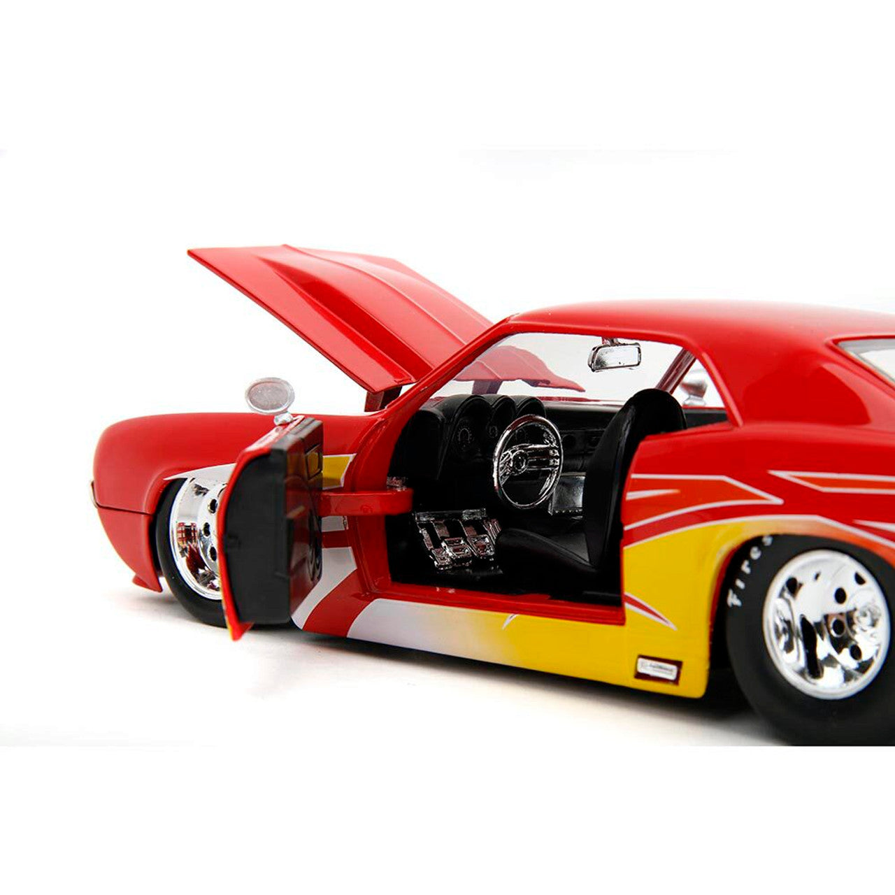 1969 Chevy Camaro - Red 1:24 Scale Diecast Model Car by Jada Toys