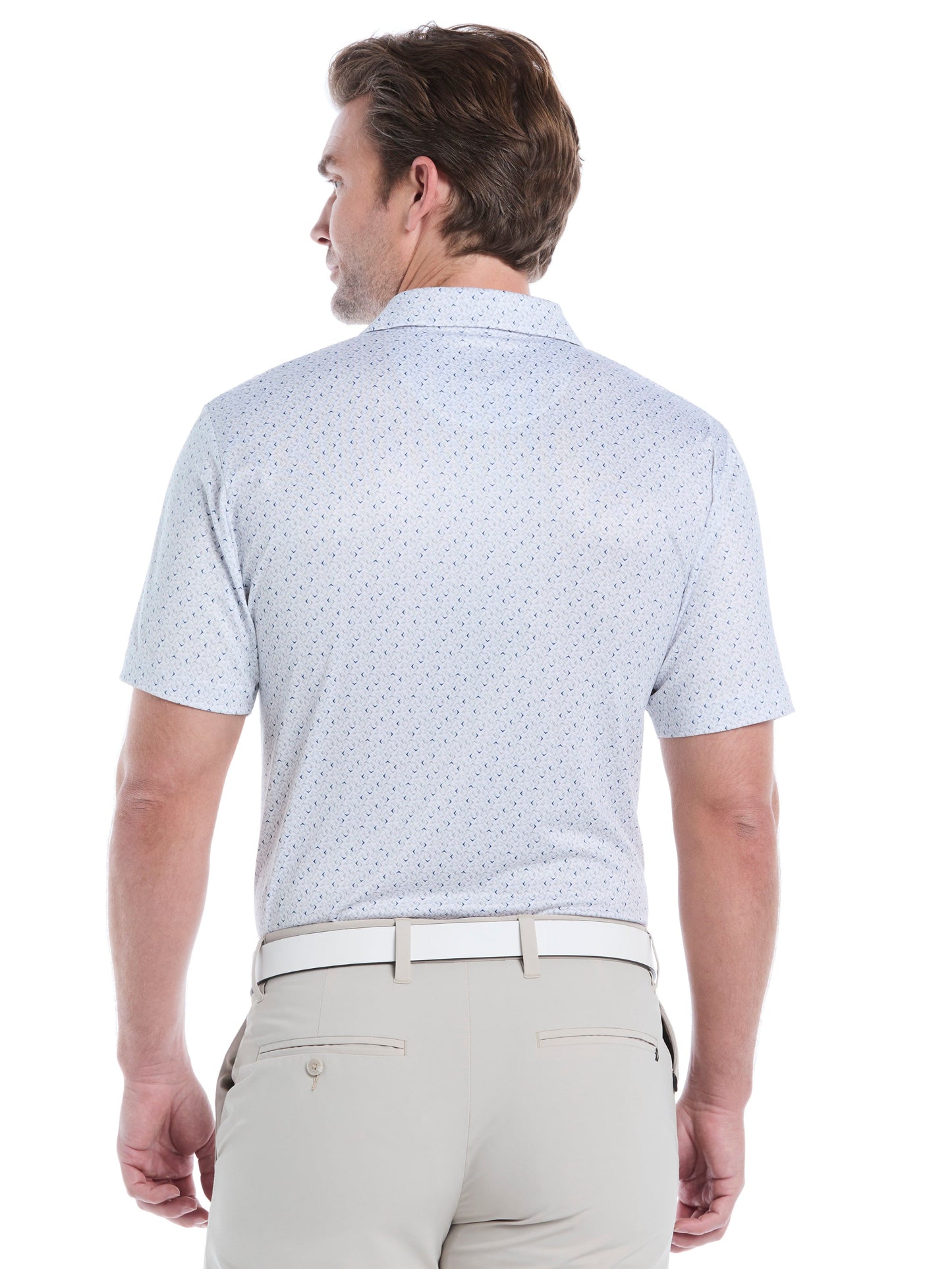 Mens Confetti Chevron All Over Polo
