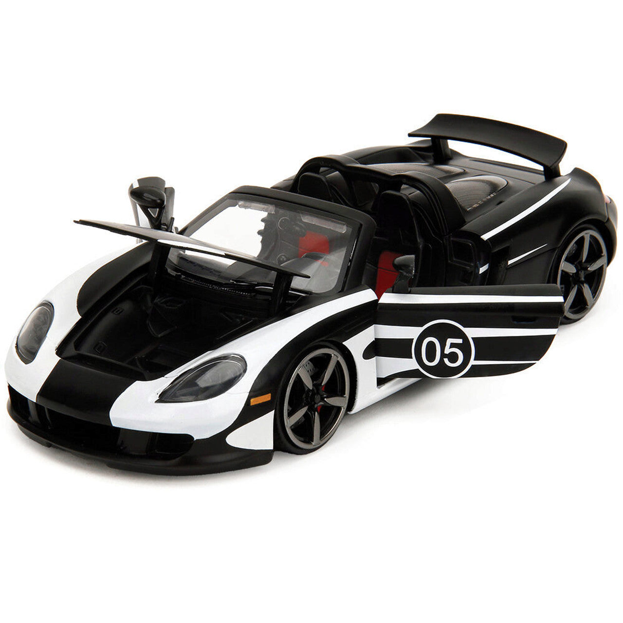 2005 Porsche Carrera GT 1:24 Scale Diecast Model Car by Jada Toys