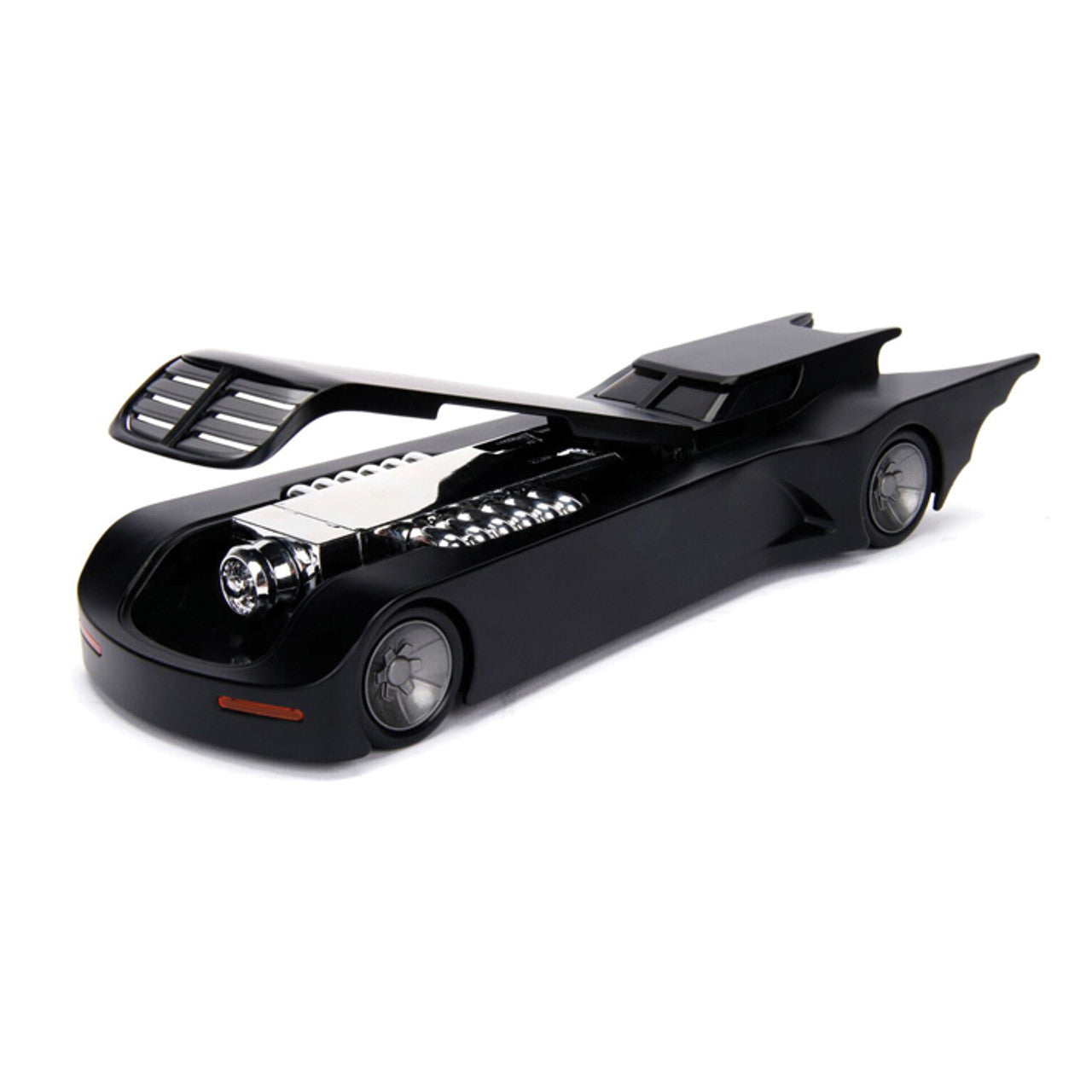 Animated Batman Figure & Batmobile 1:24 Scale Diecast Model by Jada Toys