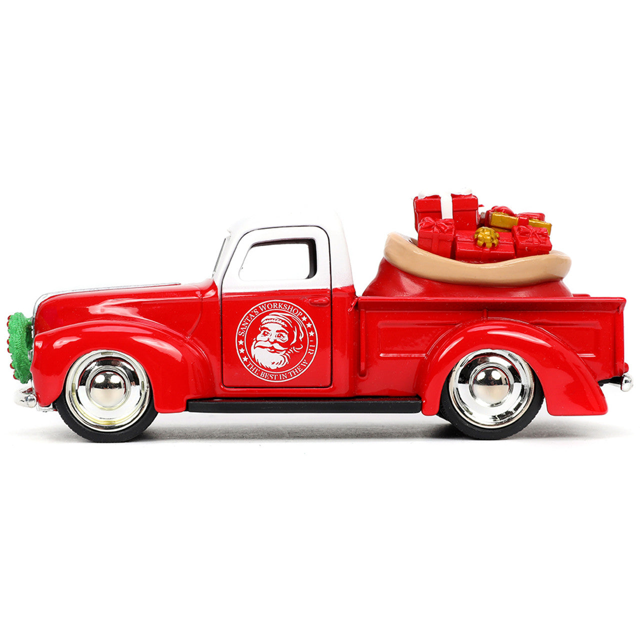 Santa & Mrs. Clause 1940 Ford Pickup and 1957 | Jada Toys 1:32 Scale Diecast Model Truck by Jada Toys