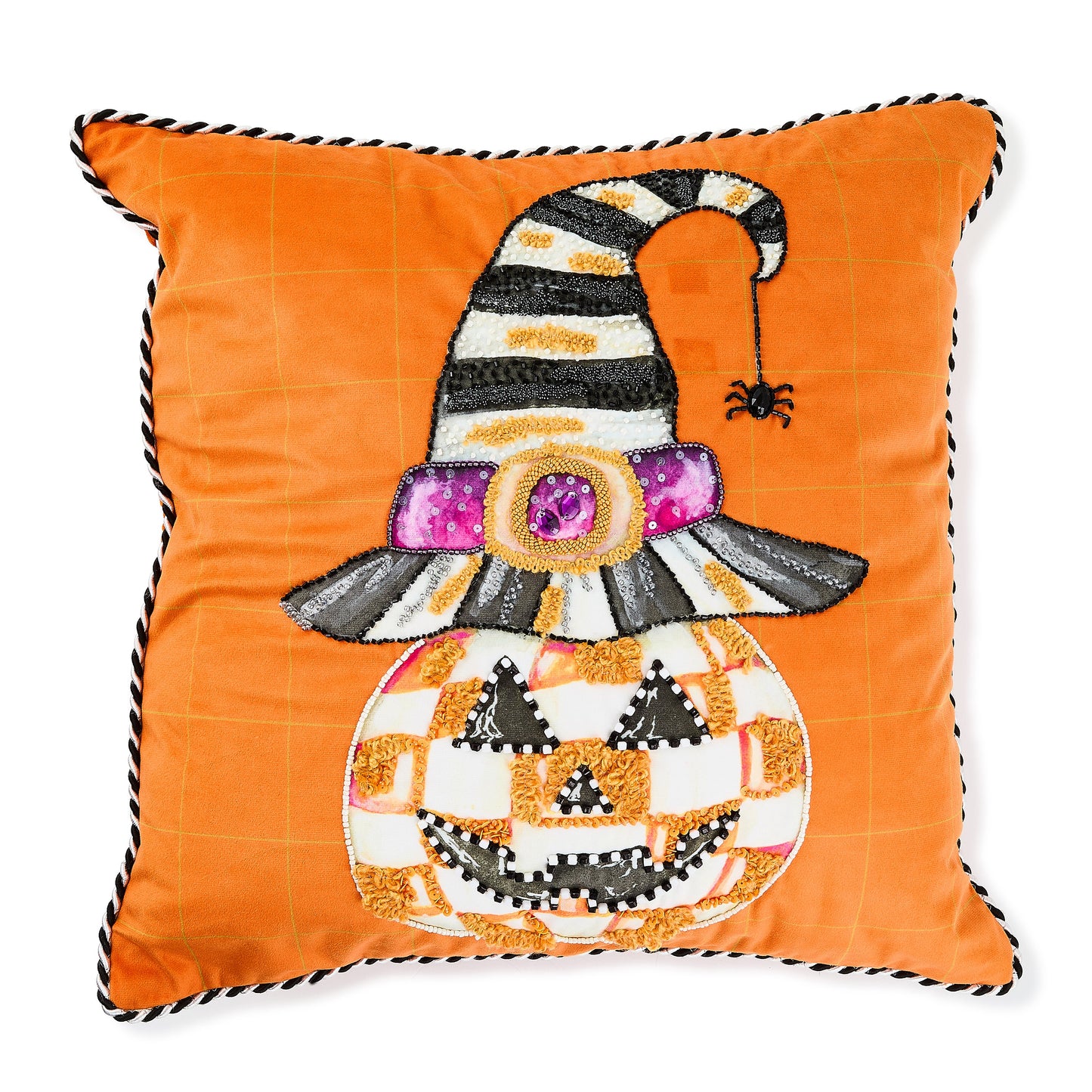 Jack O¡¯ Lantern in Hat Throw Pillow