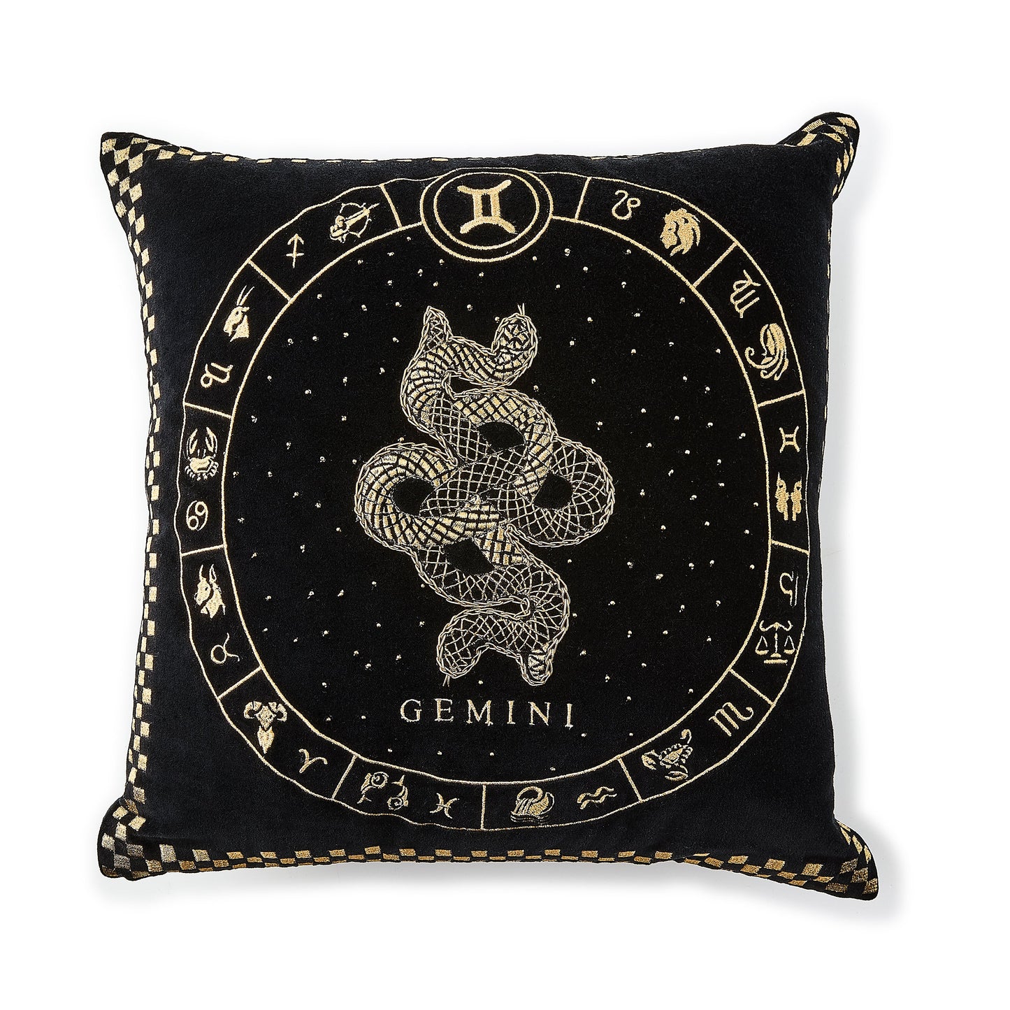 Gemini Zodiac Throw Pillow