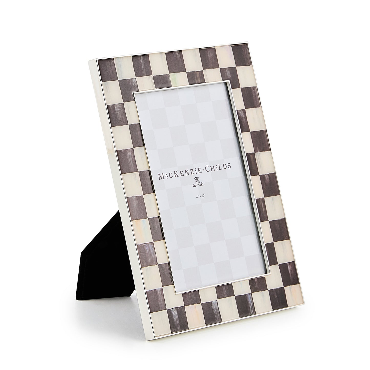 Courtly Check Silver Plated 4¡å x 6¡å Frame