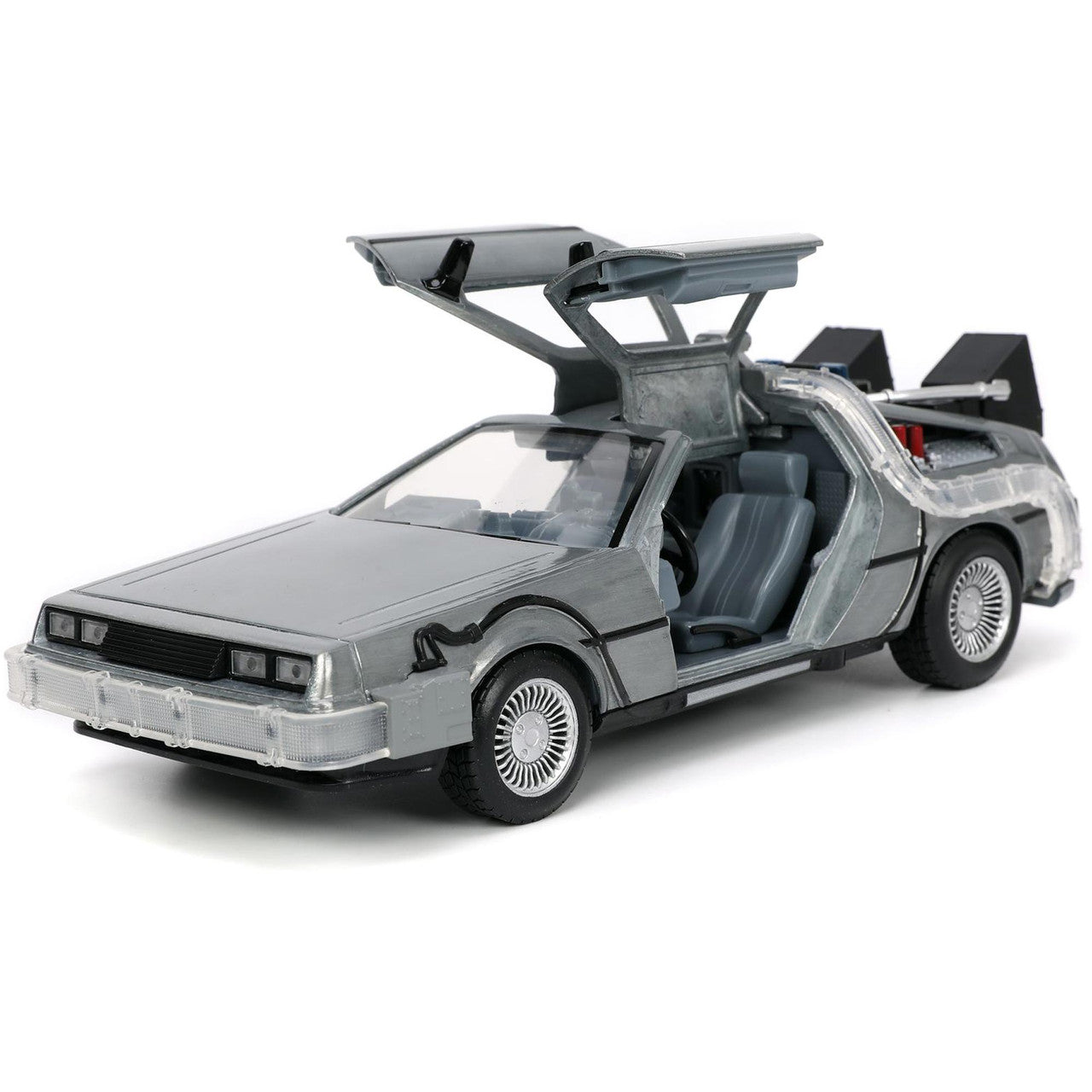 Back to the Future Part 1 DeLorean Time Machine 1:24 Scale Diecast Model Car by Jada Toys