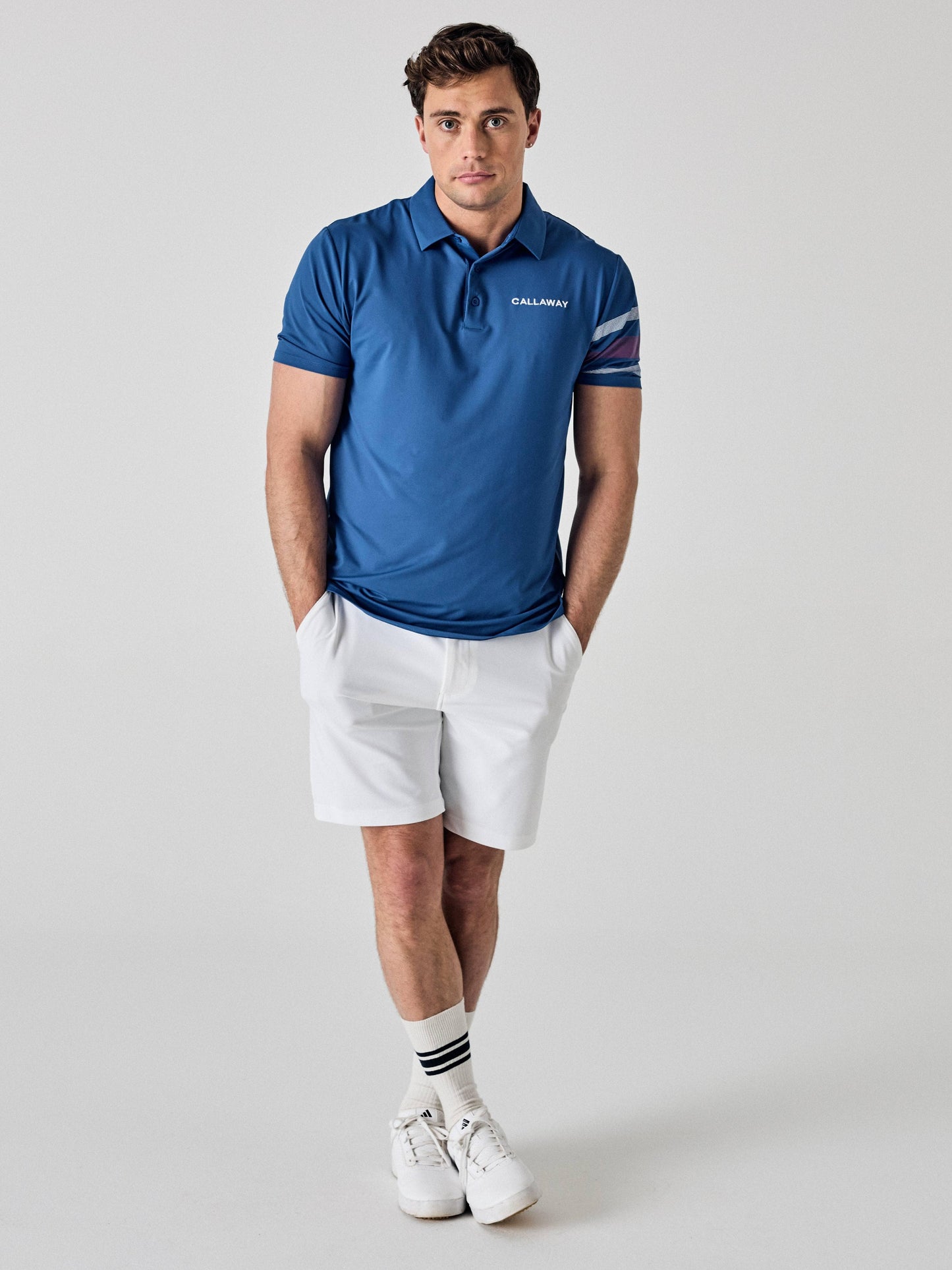 Legacy Collection™ Mens Triple Track Sleeve Block Golf Polo