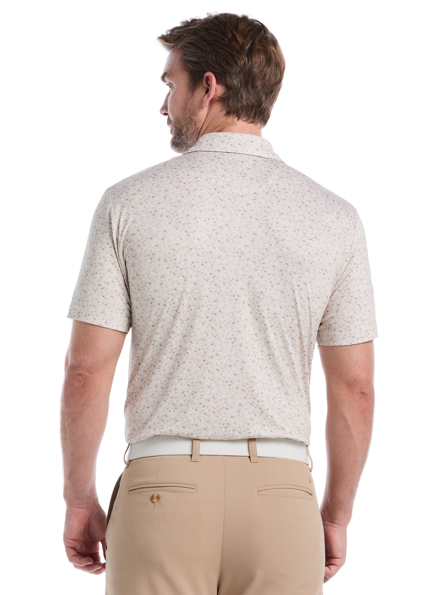 Mens Confetti Chevron All Over Polo