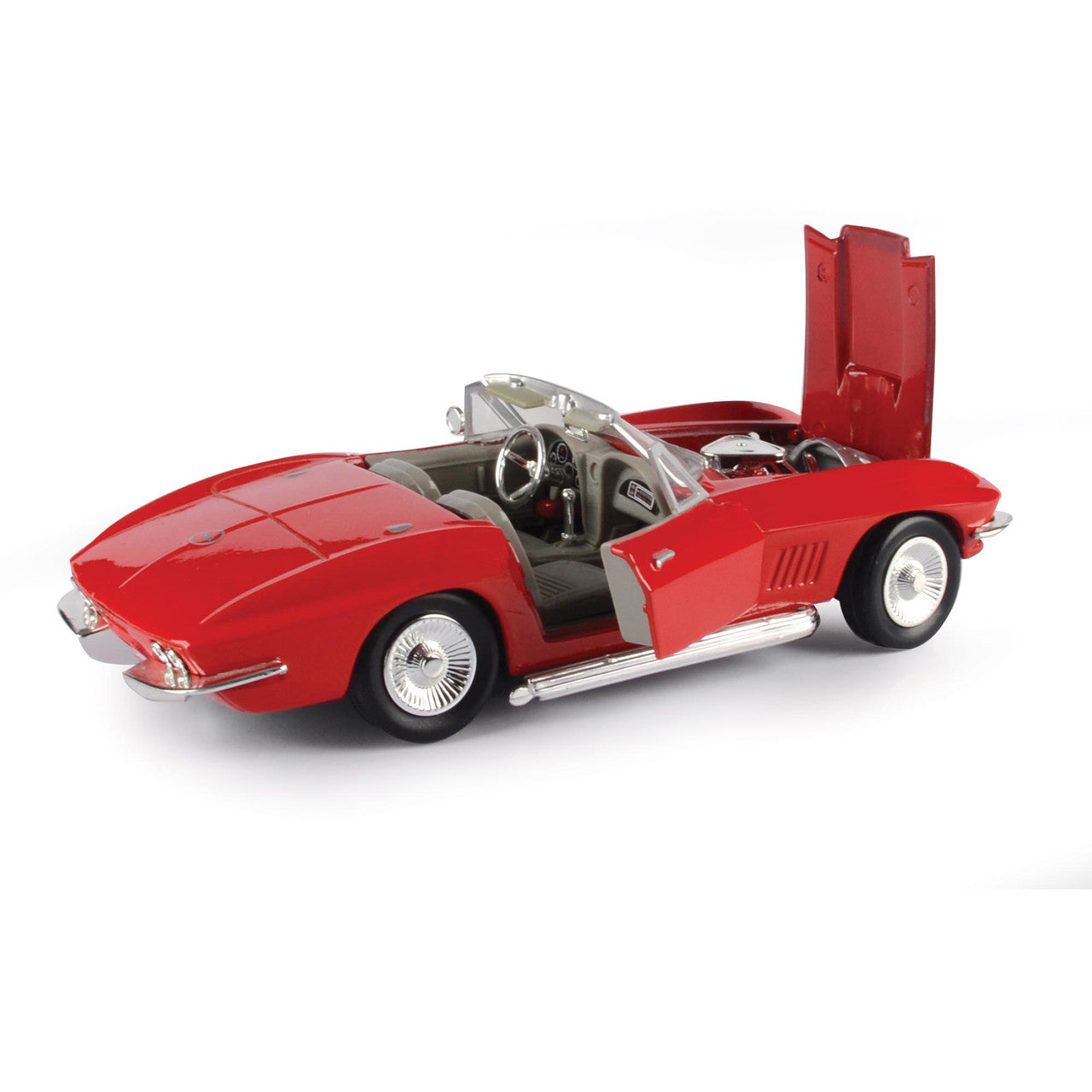 1967 Corvette - Red 1:24 Scale Diecast Model Car by Motormax