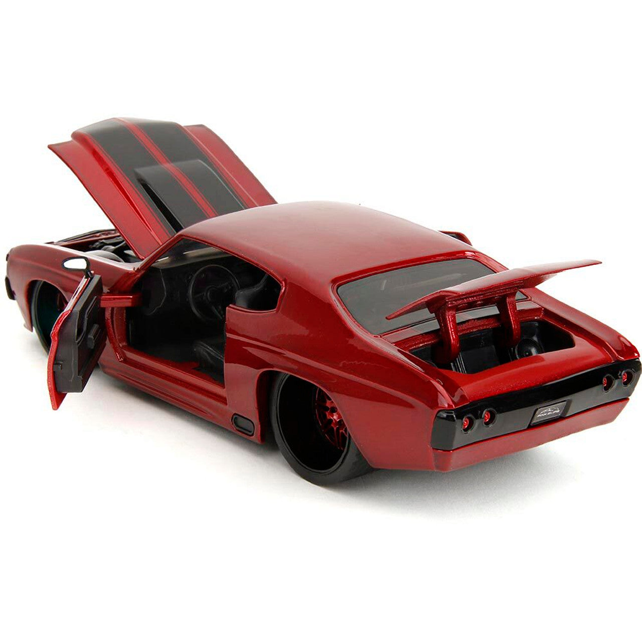 1971 Chevy Chevelle SS - Red - Pink Slips 1:24 Scale Diecast Model Car by Jada Toys