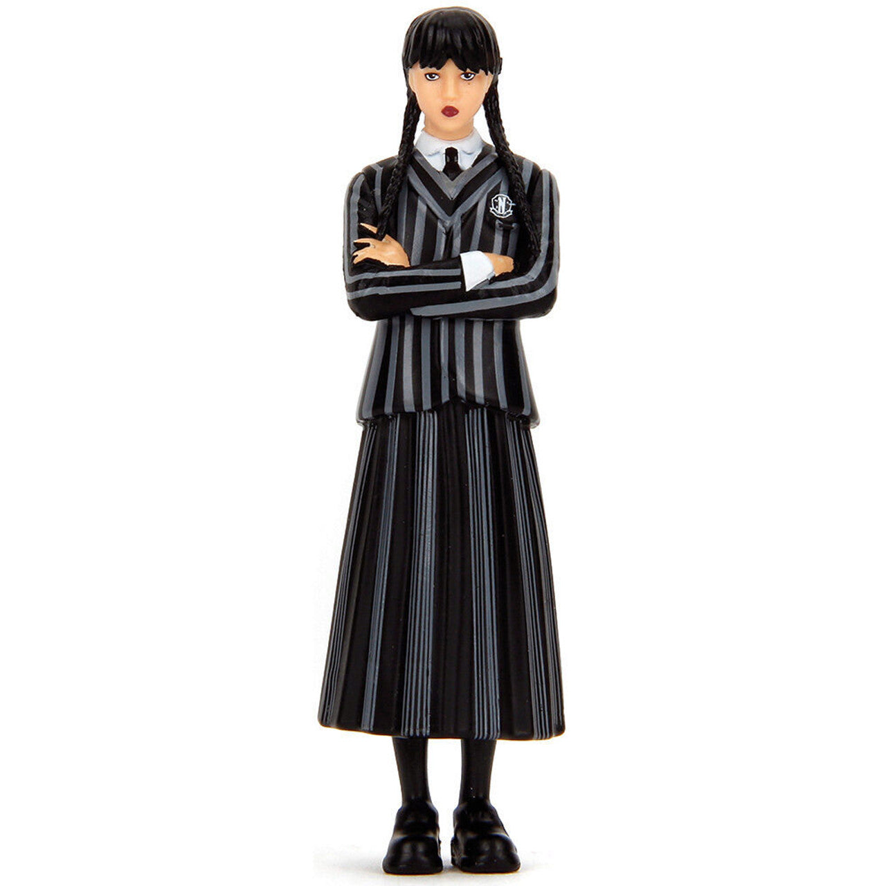 1959 VW Beetle w/Wednesday Addams & Thing Figure 1:24 Scale Diecast Model Car by Jada Toys
