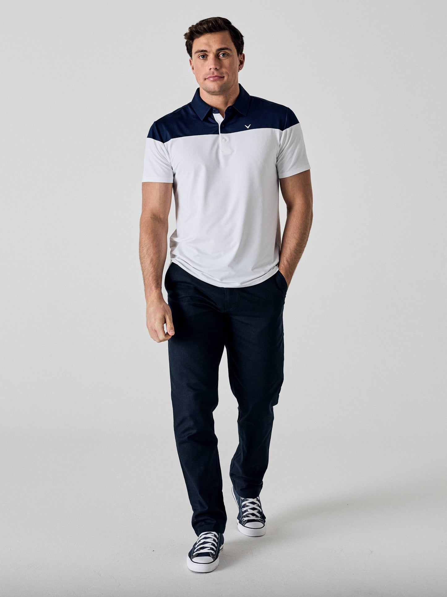 Legacy Collection™ Mens Triple Track Block Golf Polo