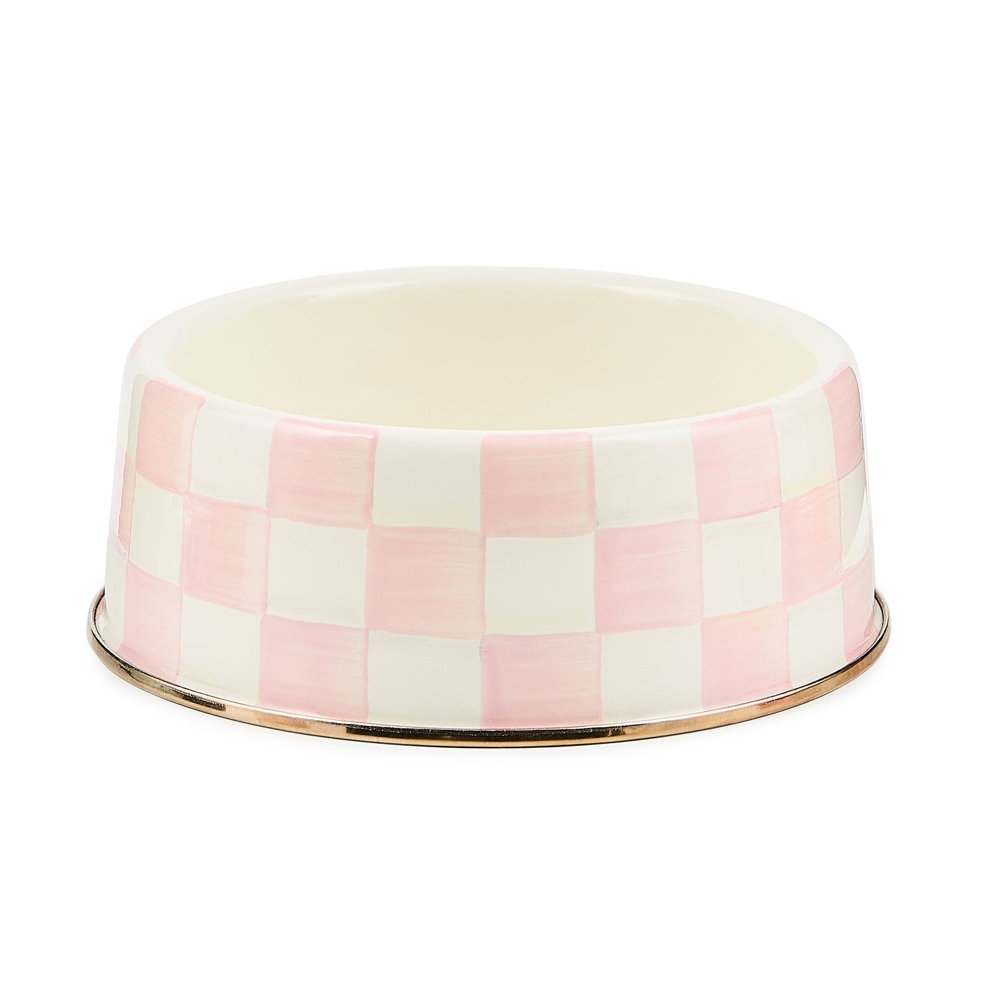 Rosy Check Large Pet Dish