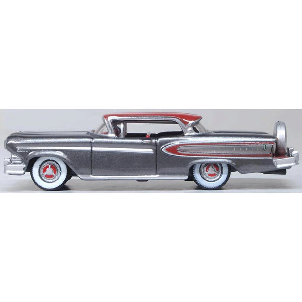 1958 Edsel Citation-Silver/Red 1:87 Scale by Oxford Diecast