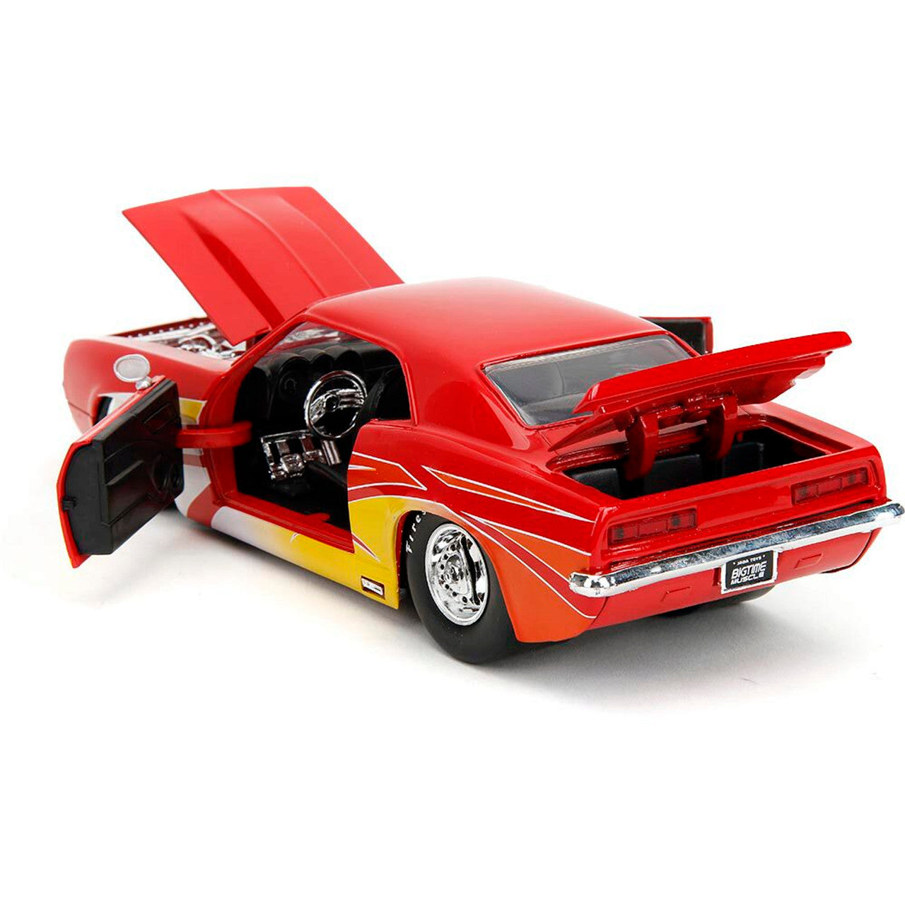 1969 Chevy Camaro - Red 1:24 Scale Diecast Model Car by Jada Toys