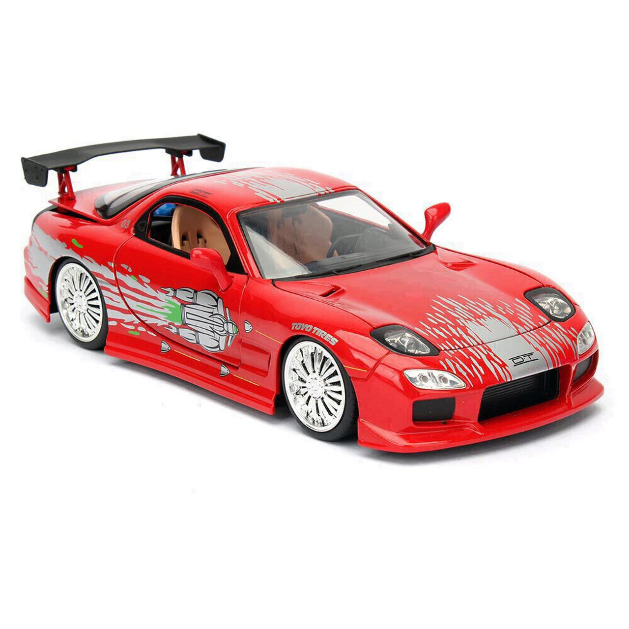 Fast & Furious - Dom'S Mazda RX-7 1:24 Scale Diecast Model Car by Jada Toys