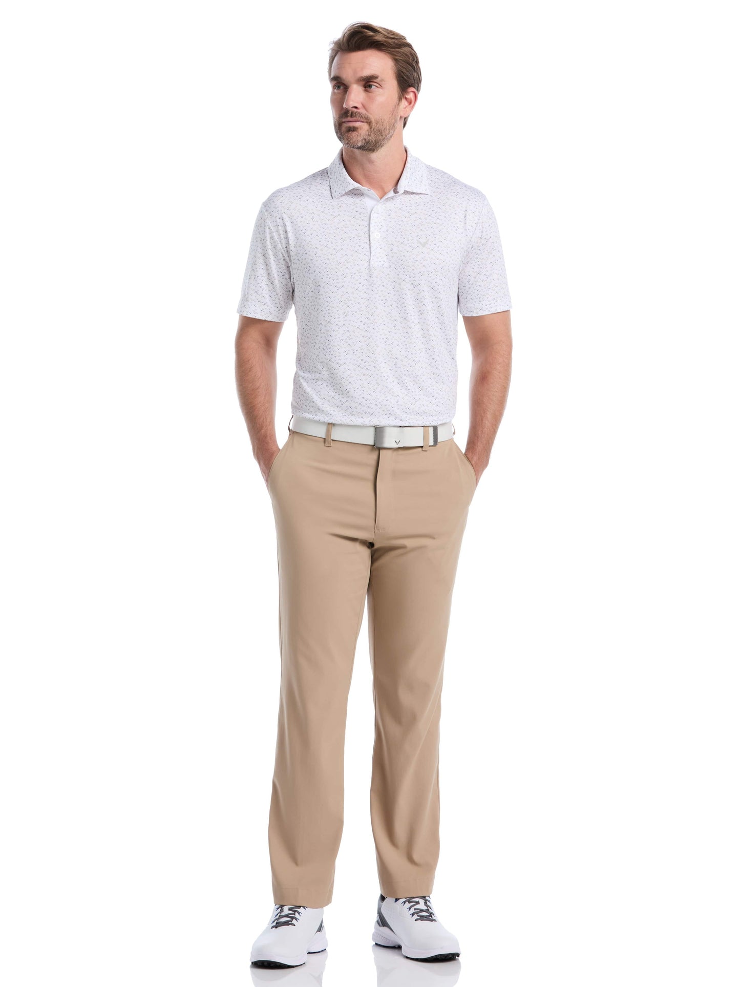 Mens Confetti Chevron All Over Polo