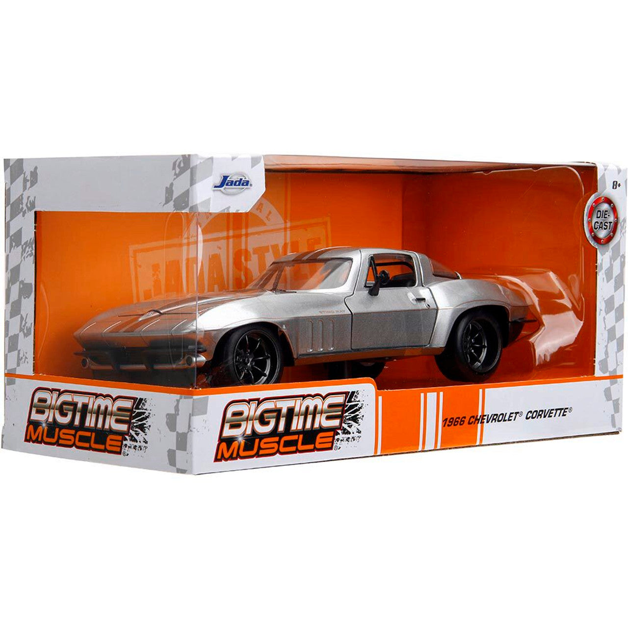 1966 Chevy Corvette 1:24 Scale Diecast Model Car by Jada Toys