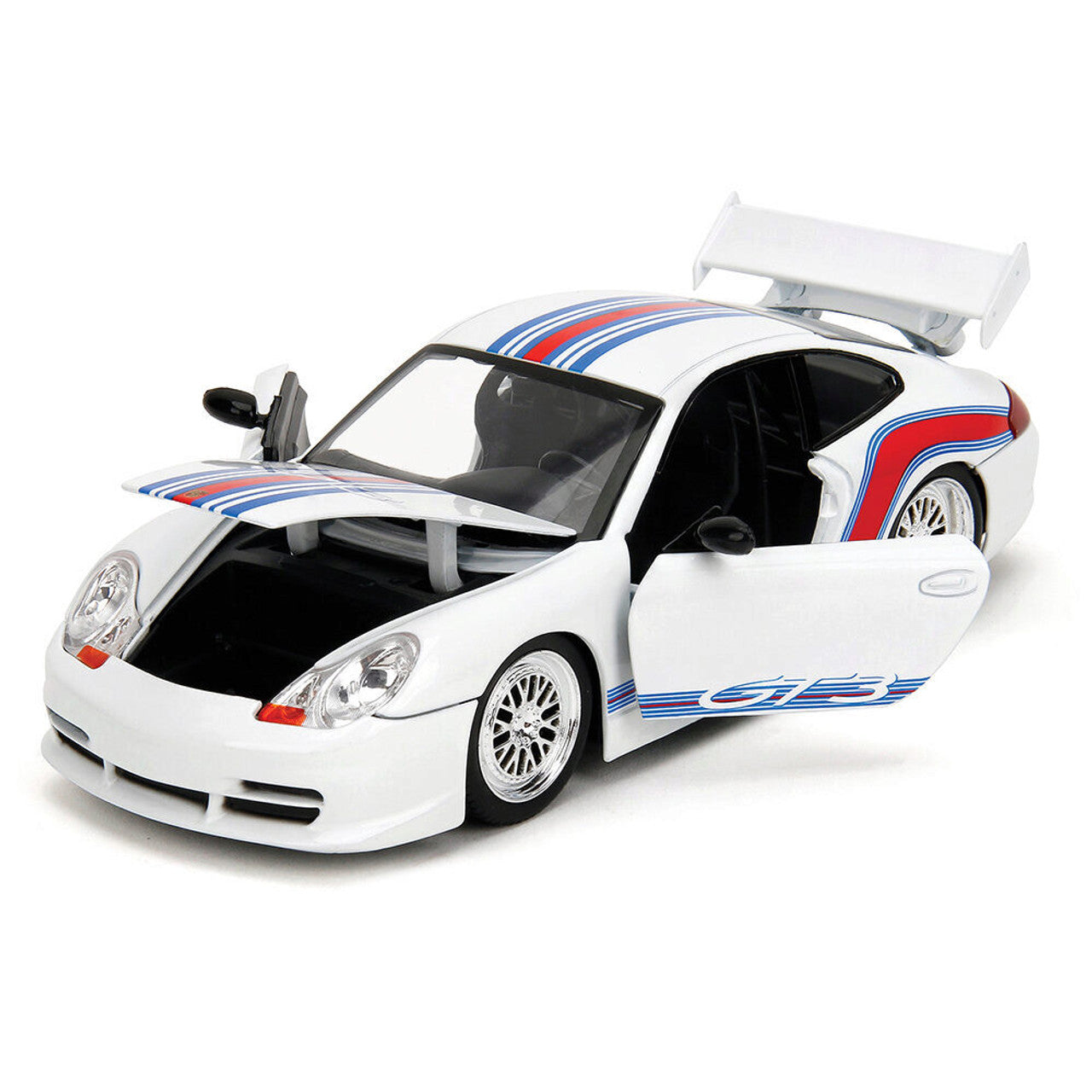 2006 Porsche 911 GT3 RS (996.1) 1:24 Scale Diecast Model Car by Jada Toys